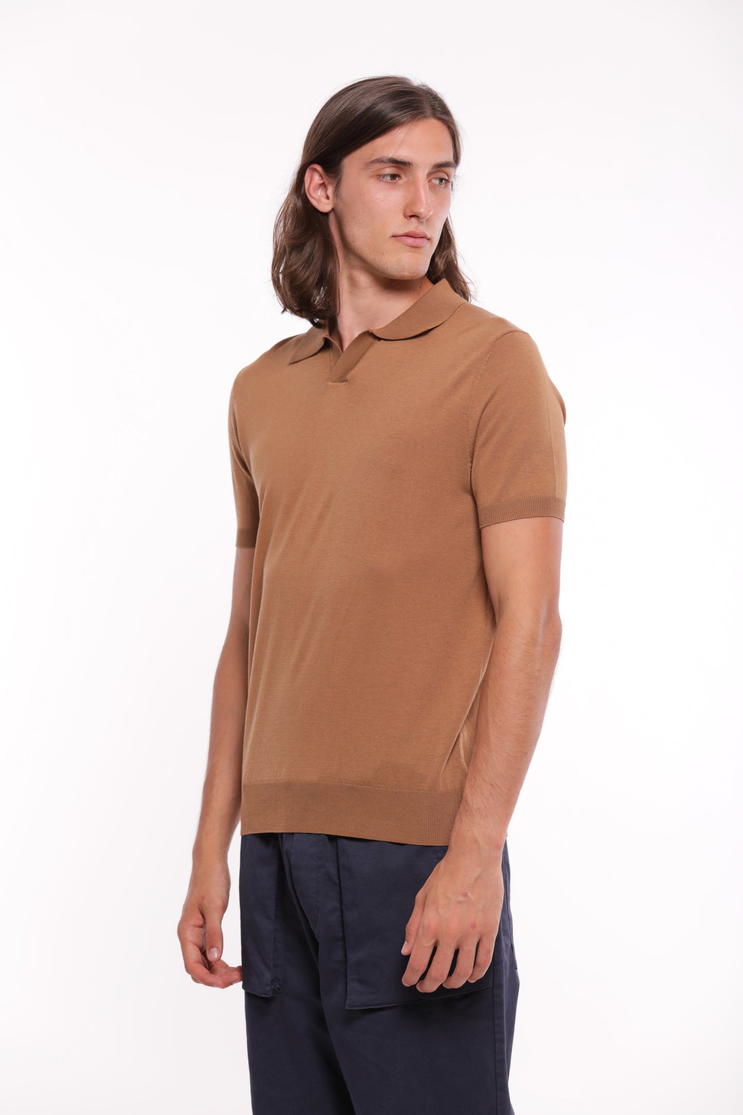 POLO IN MAGLIA CON LYOCELL