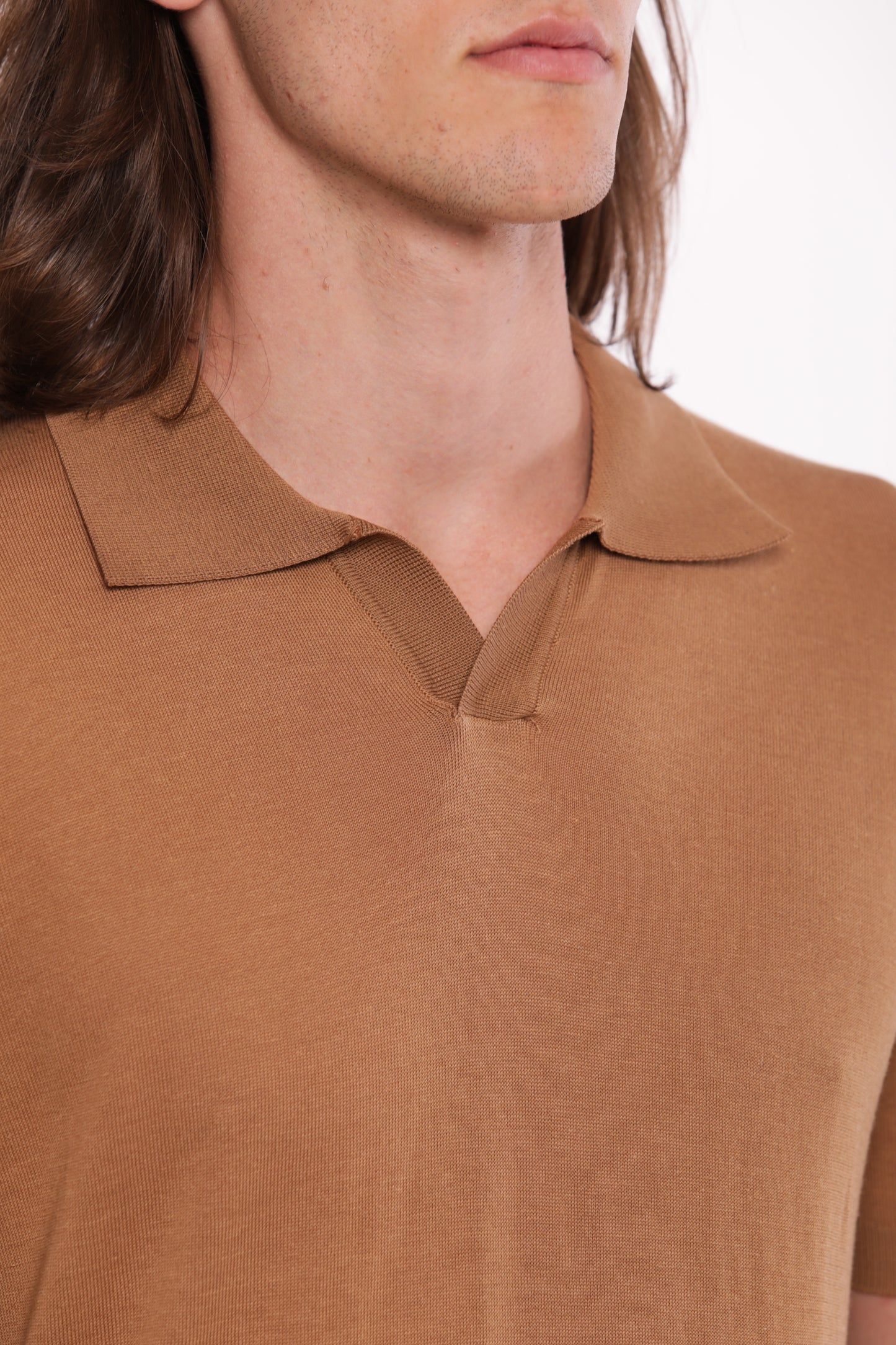 POLO IN MAGLIA CON LYOCELL