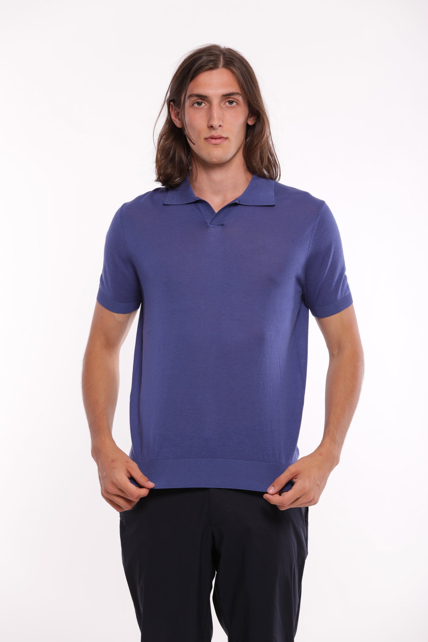 POLO IN MAGLIA CON LYOCELL