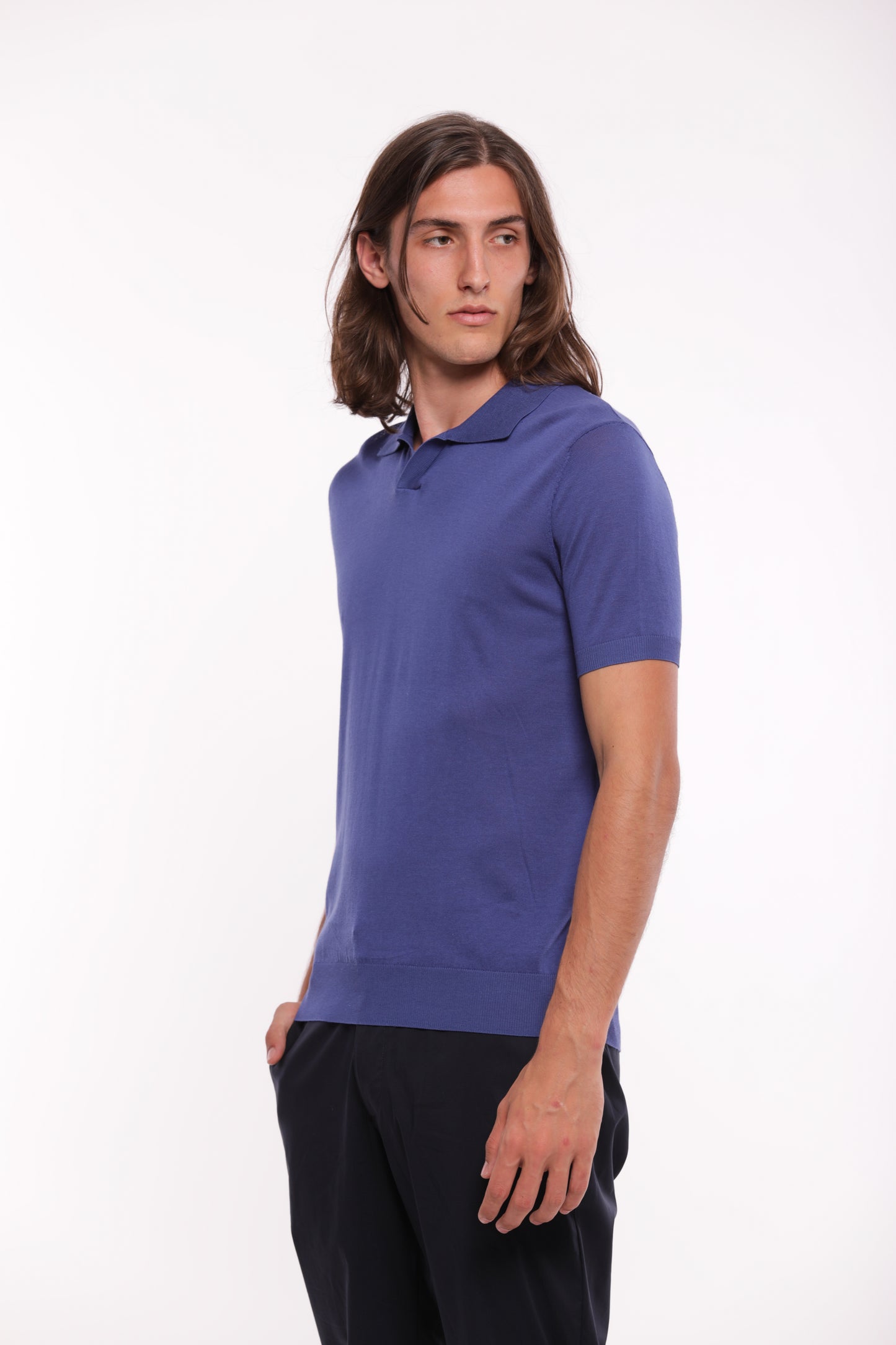 POLO IN MAGLIA CON LYOCELL