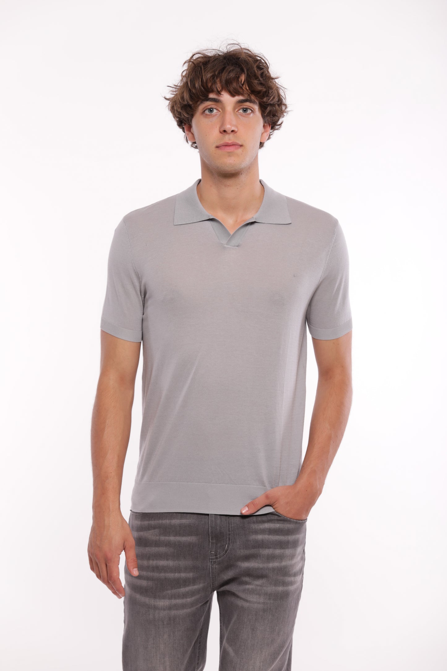 POLO IN MAGLIA CON LYOCELL