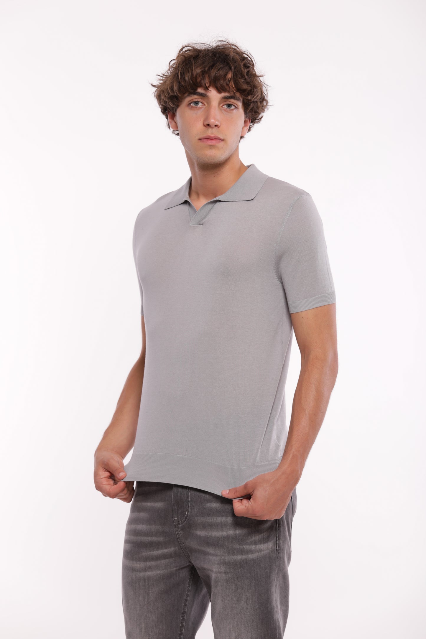 POLO IN MAGLIA CON LYOCELL