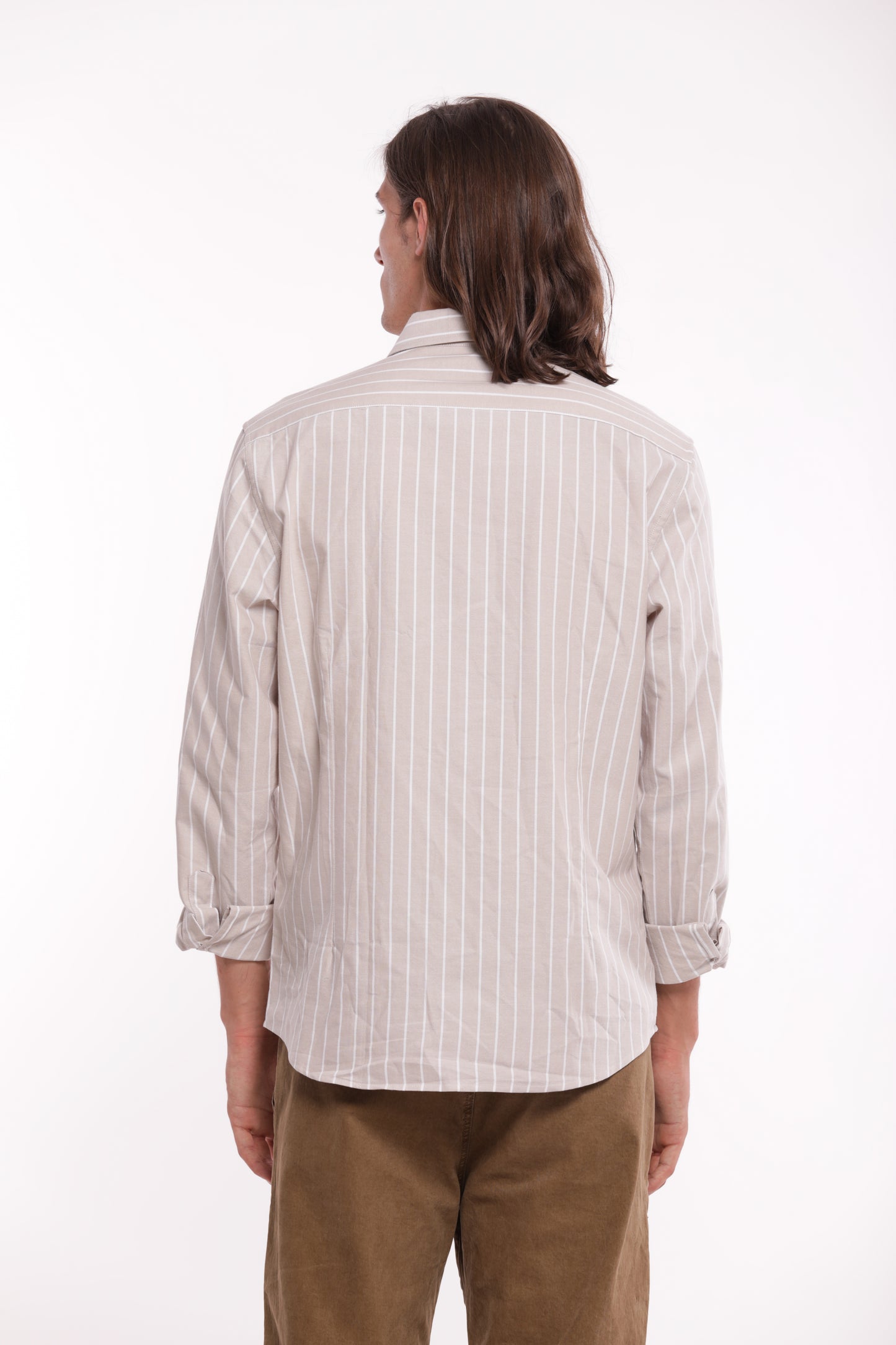 CAMICIA A RIGHE LARGHE
