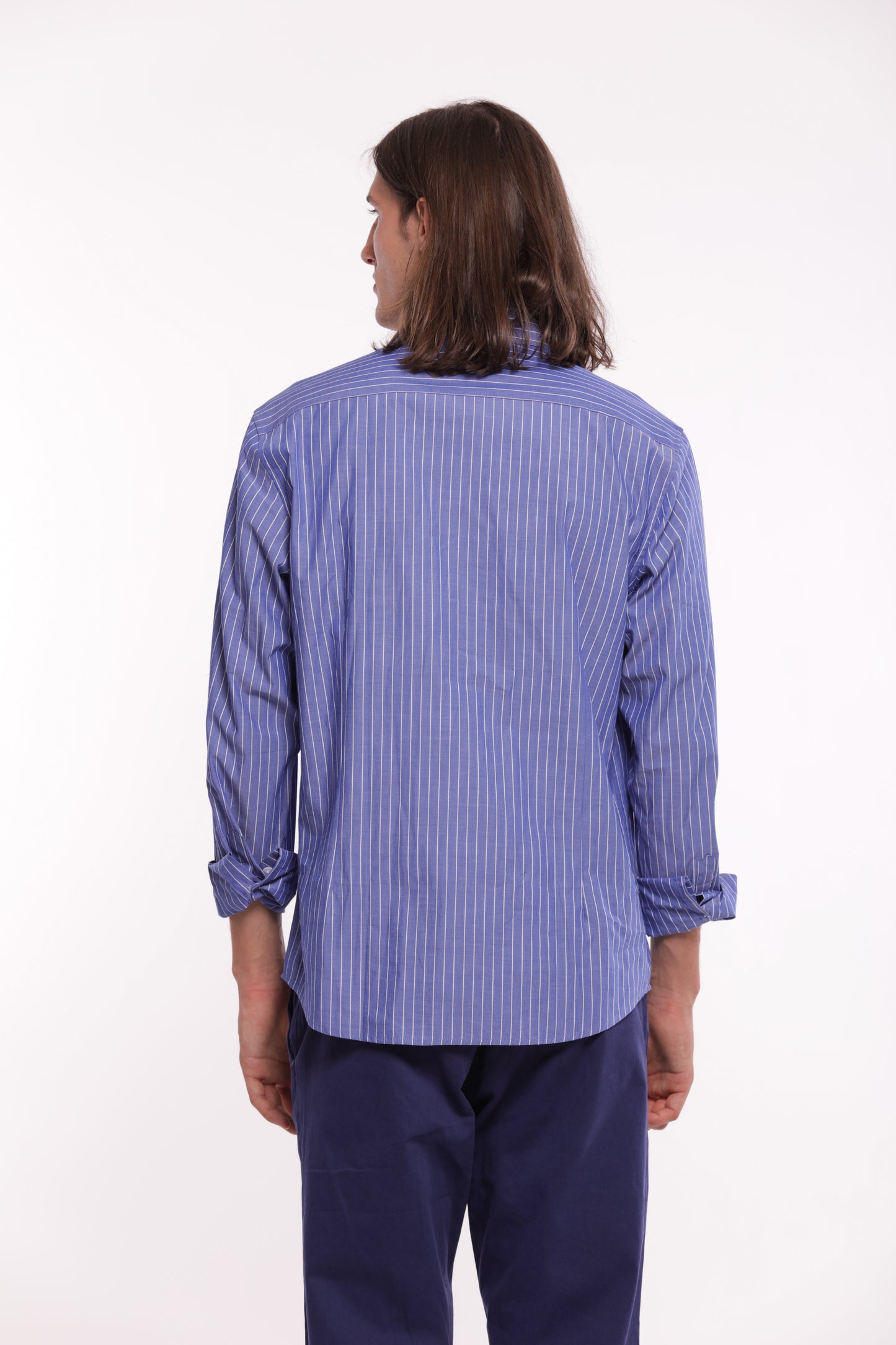 CAMICIA DI COTONE A RIGHE