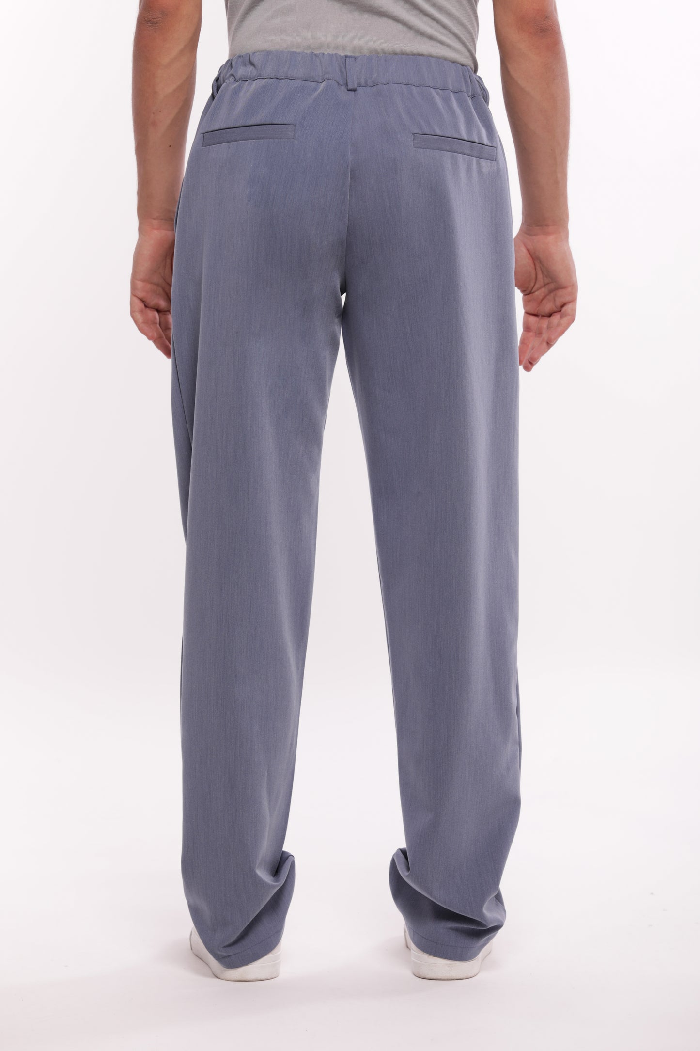 PANTALONI CON PIEGHE IN MISTO VISCOSA