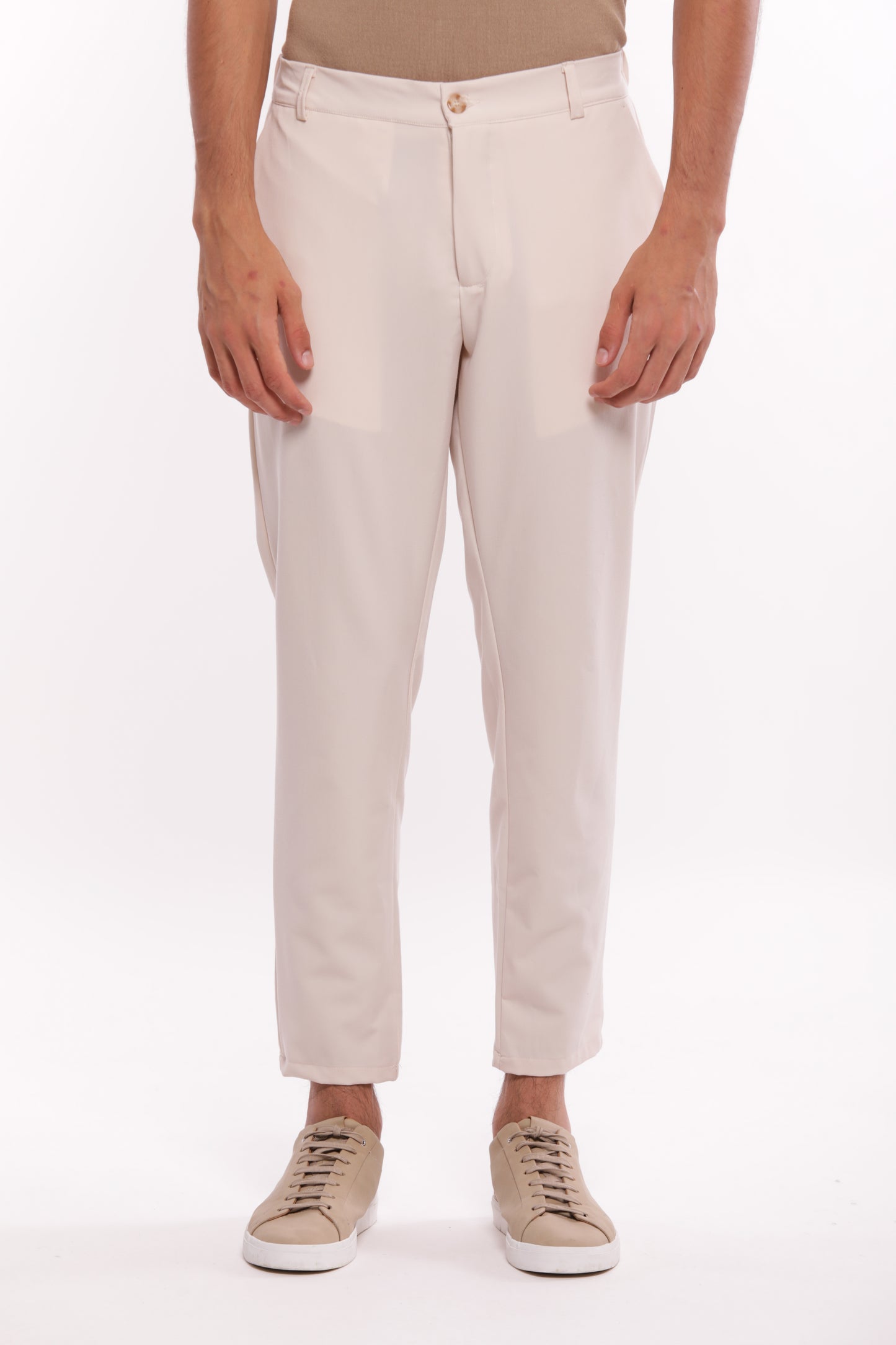 PANTALONI IN MISTO VISCOSA
