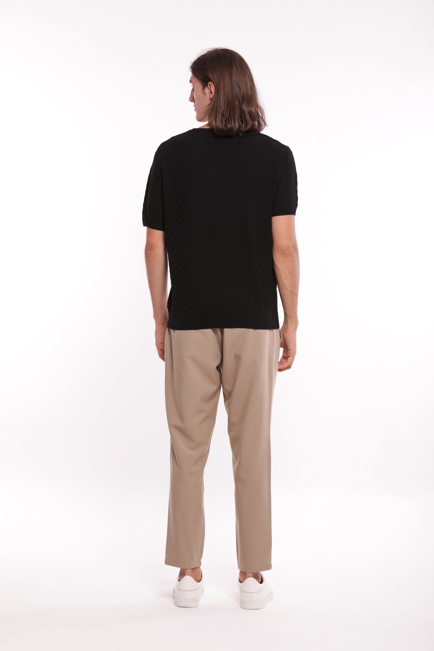 PANTALONI IN MISTO VISCOSA
