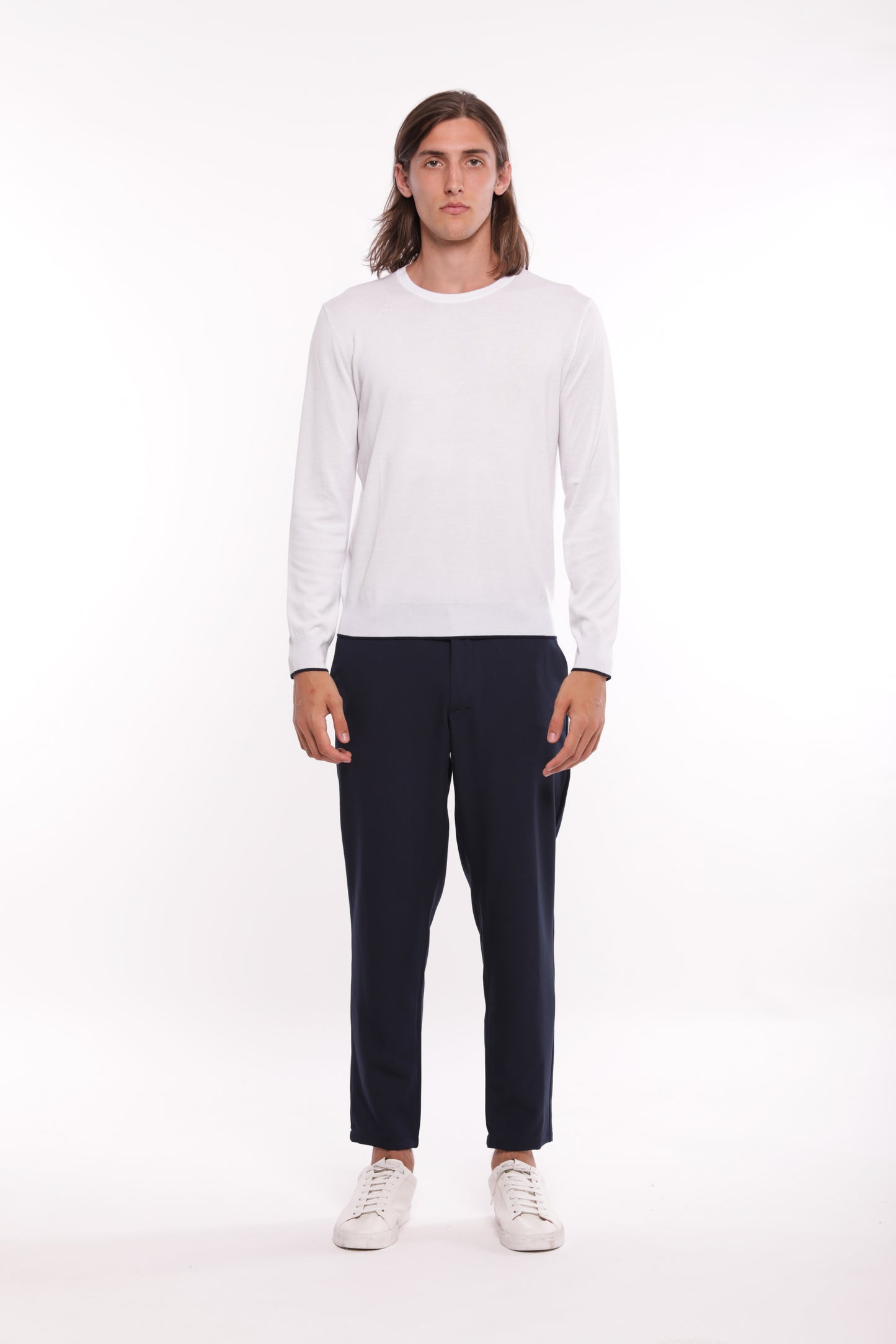 PANTALONI IN MISTO VISCOSA