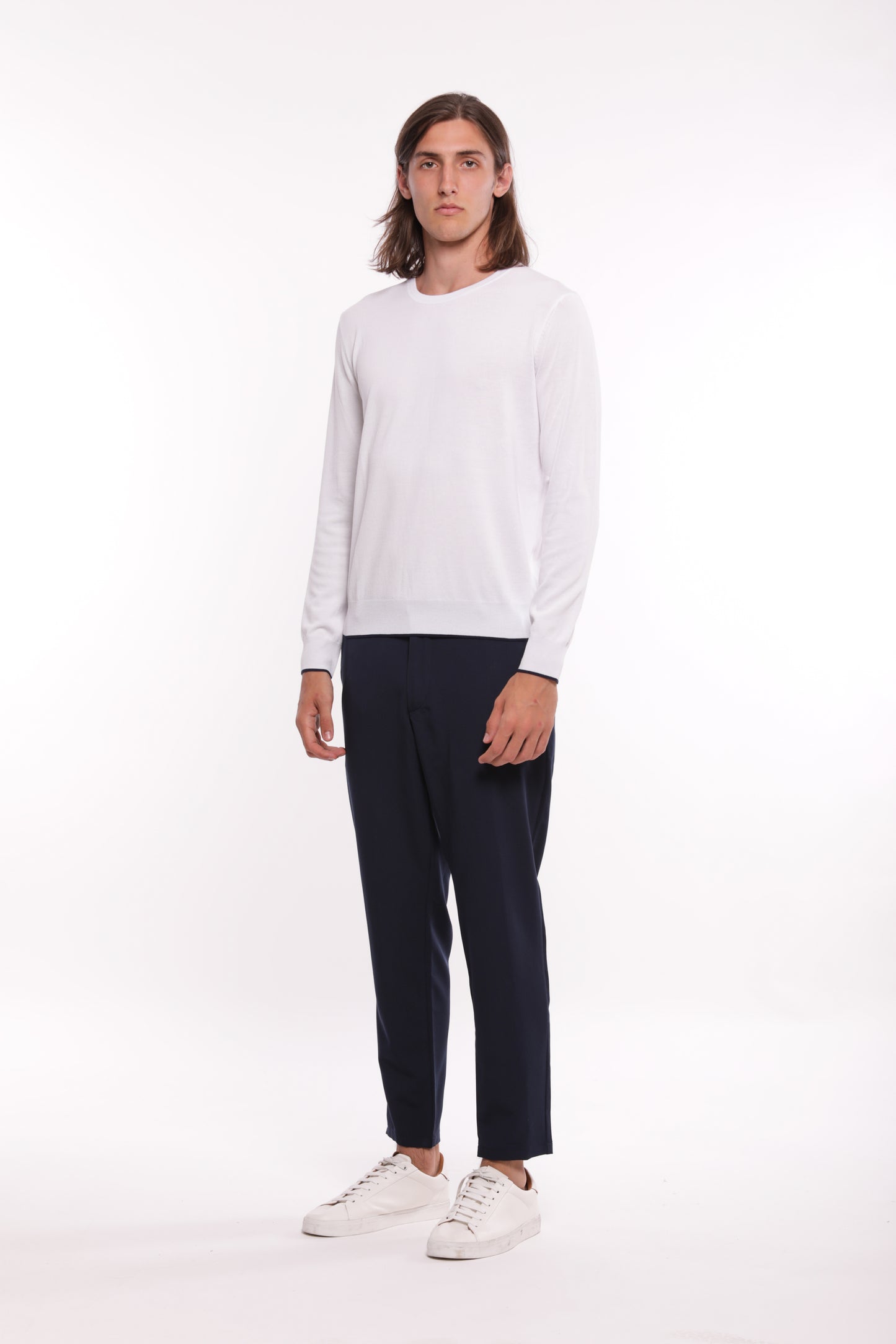 PANTALONI IN MISTO VISCOSA