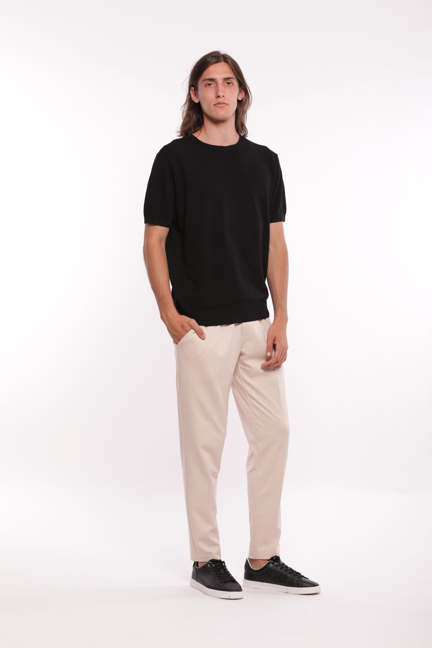 PANTALONI DRITTI IN PUNTO MILANO
