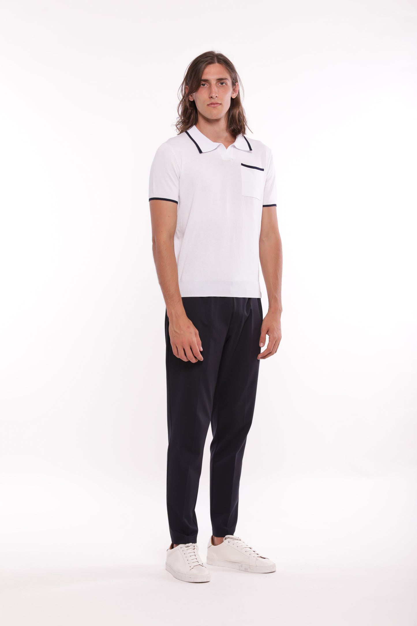 PANTALONI DRITTI IN PUNTO MILANO