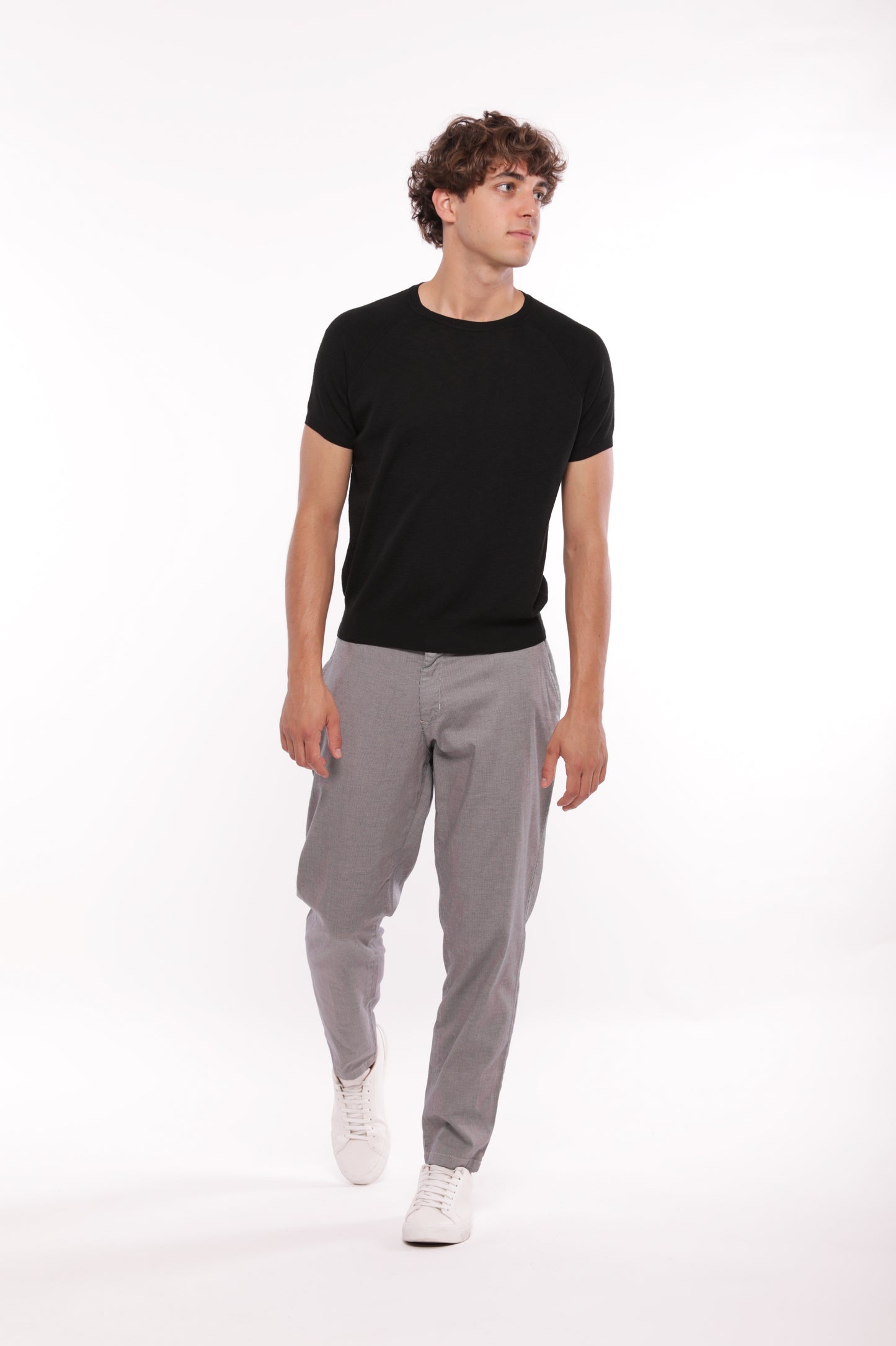 PANTALONI IN MICROFANTASIA
