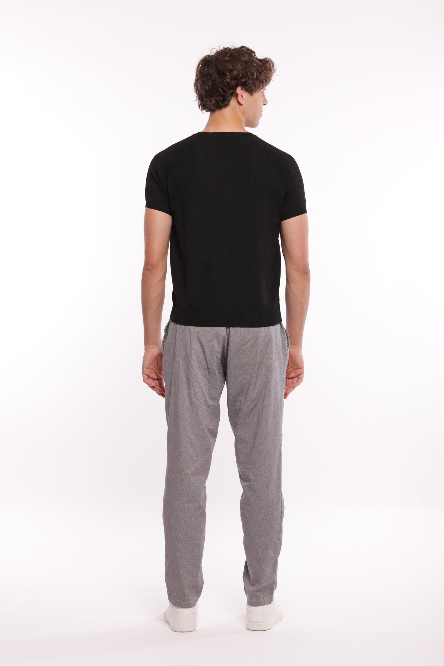 PANTALONI IN MICROFANTASIA