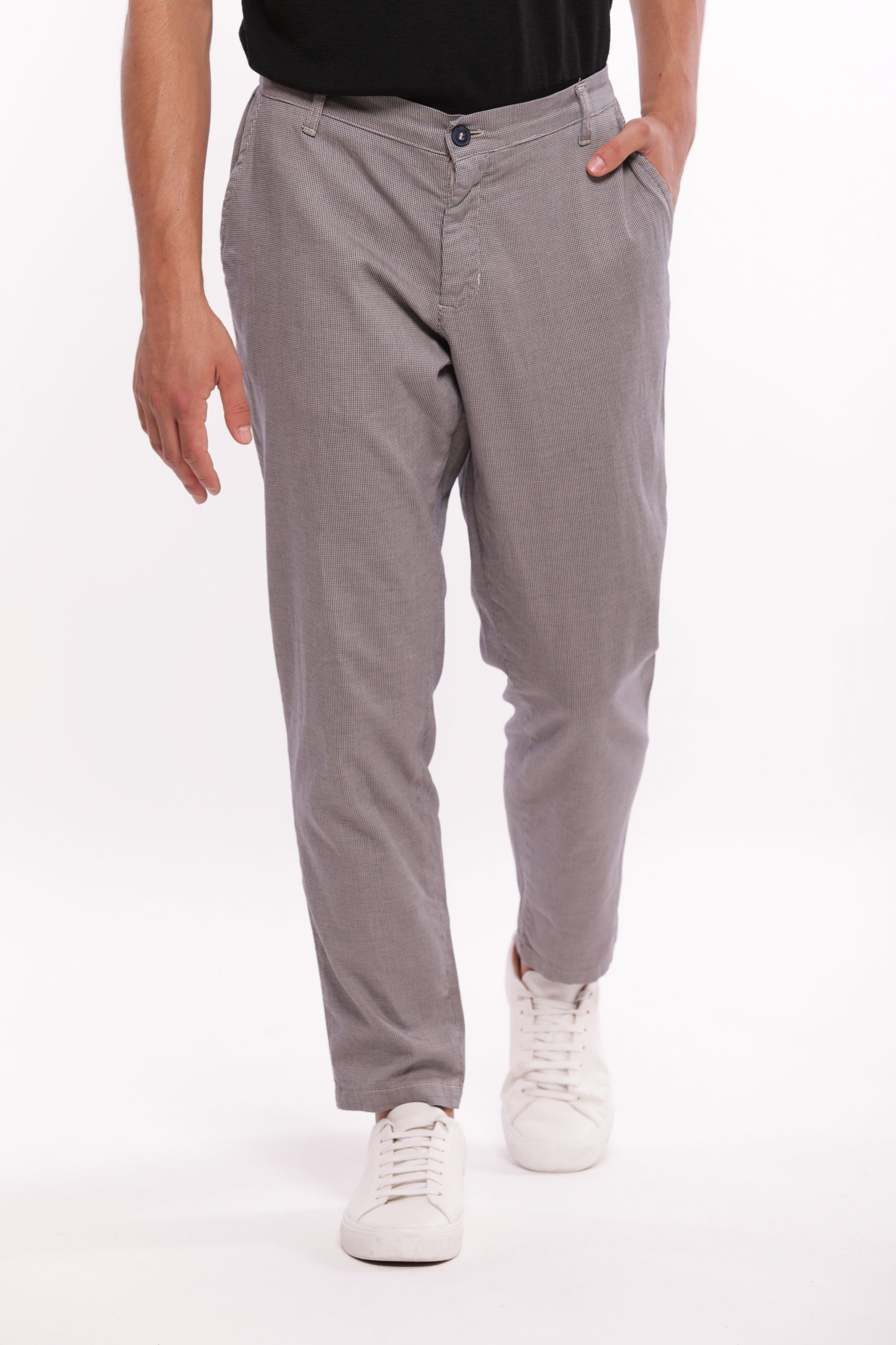 PANTALONI IN MICROFANTASIA
