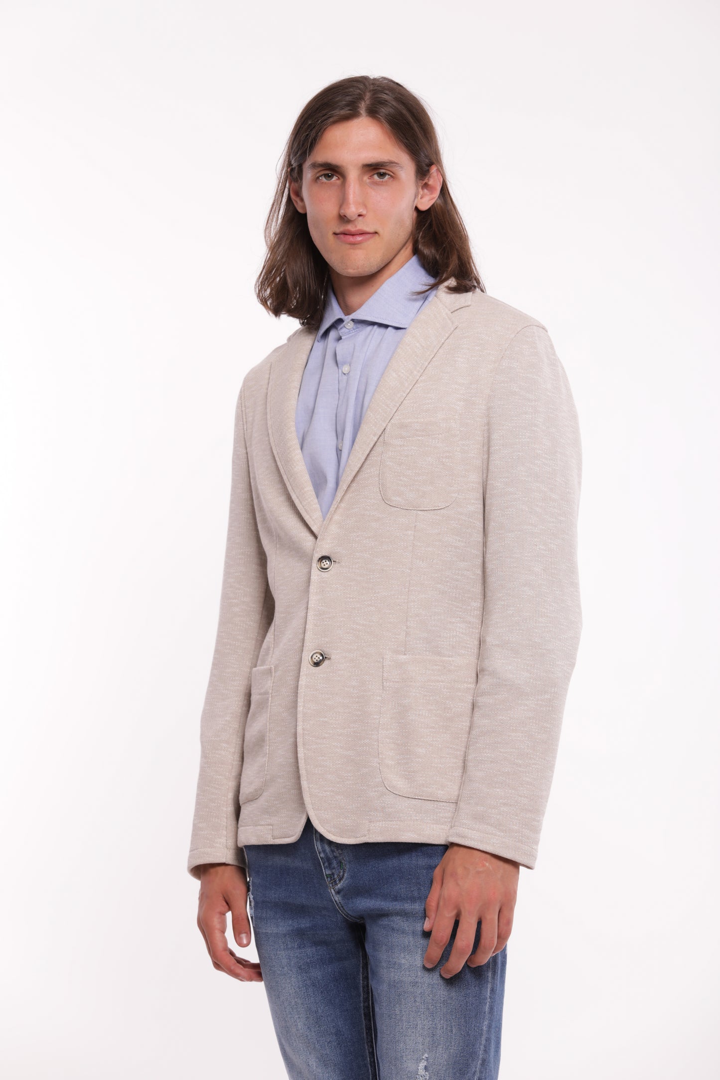 GIACCA DESTRUTTURATA BEIGE