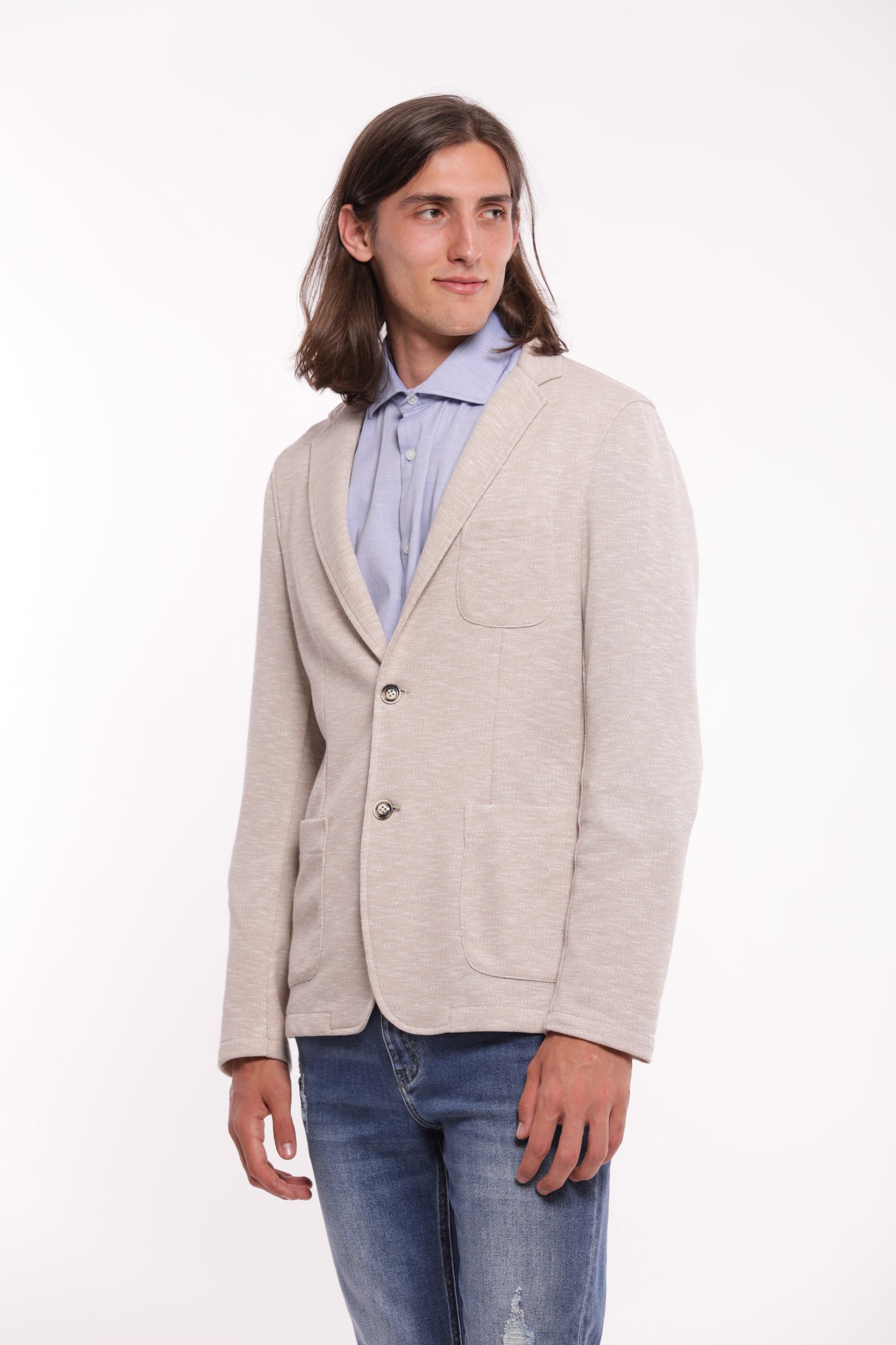 GIACCA DESTRUTTURATA BEIGE