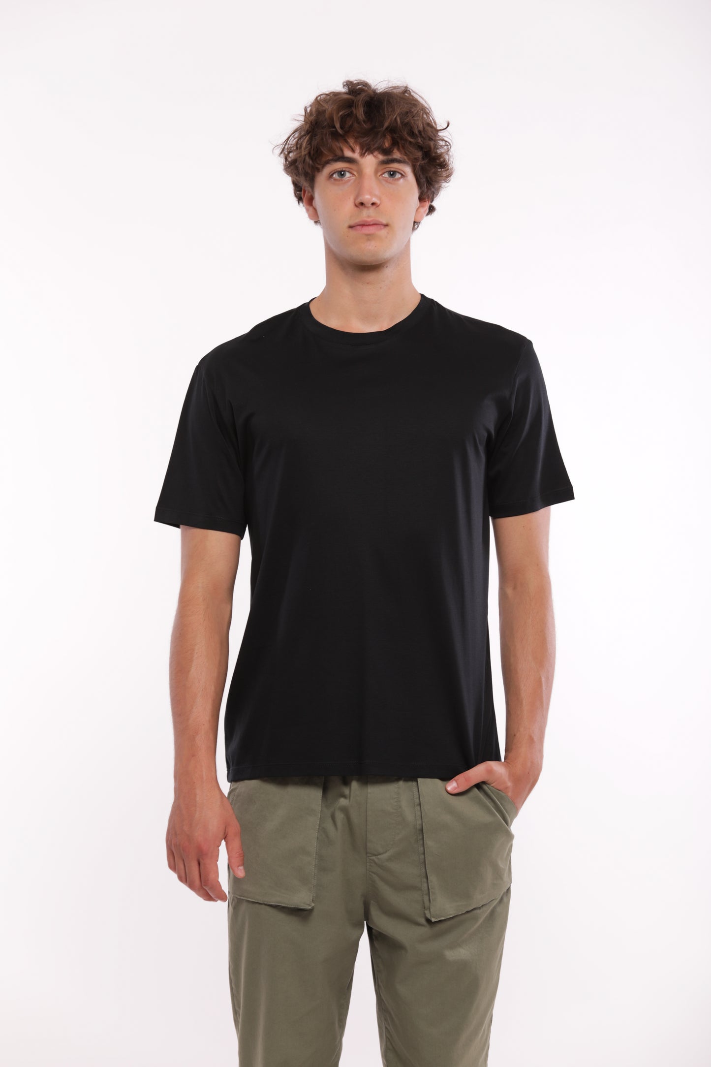 T-SHIRT GIROCOLLO BASICA
