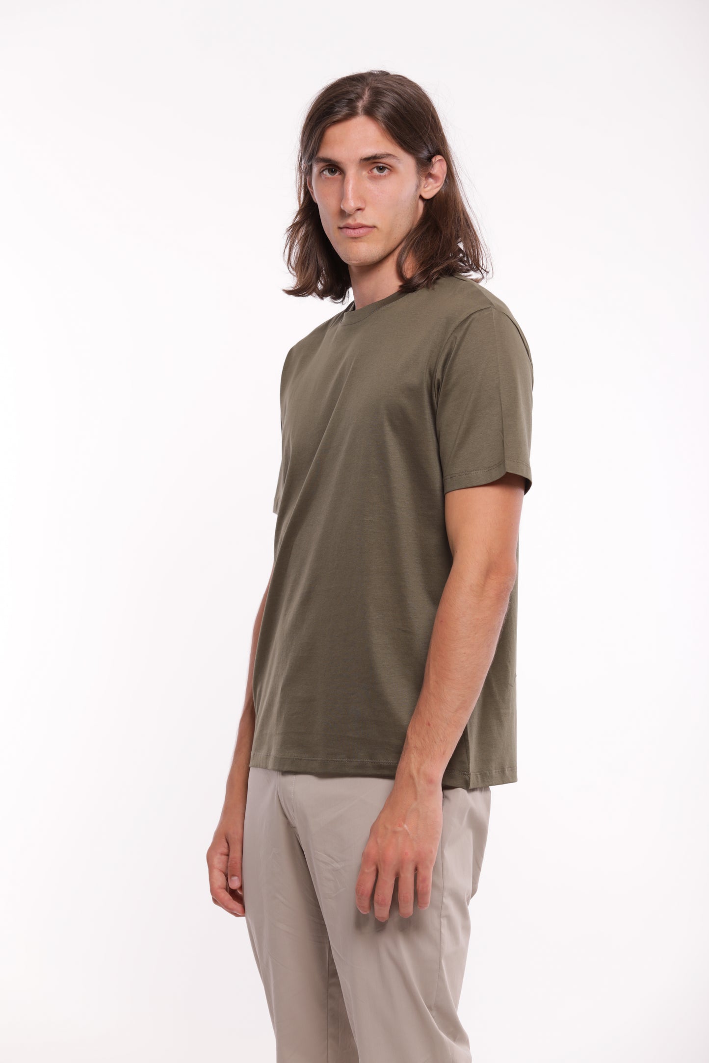 T-SHIRT GIROCOLLO BASICA