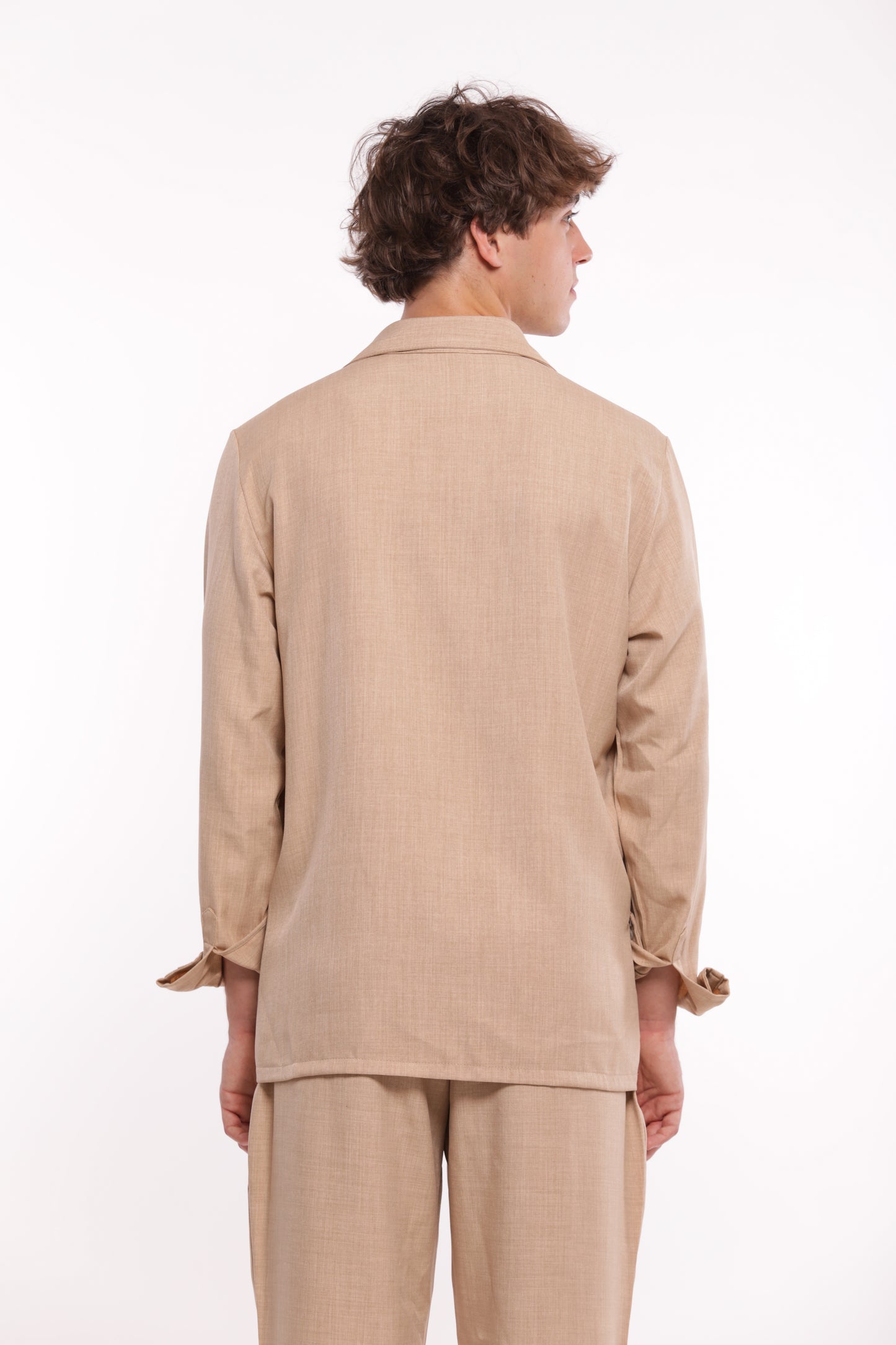 CAMICIA OVER COMPLETO CON DUE TASCONI