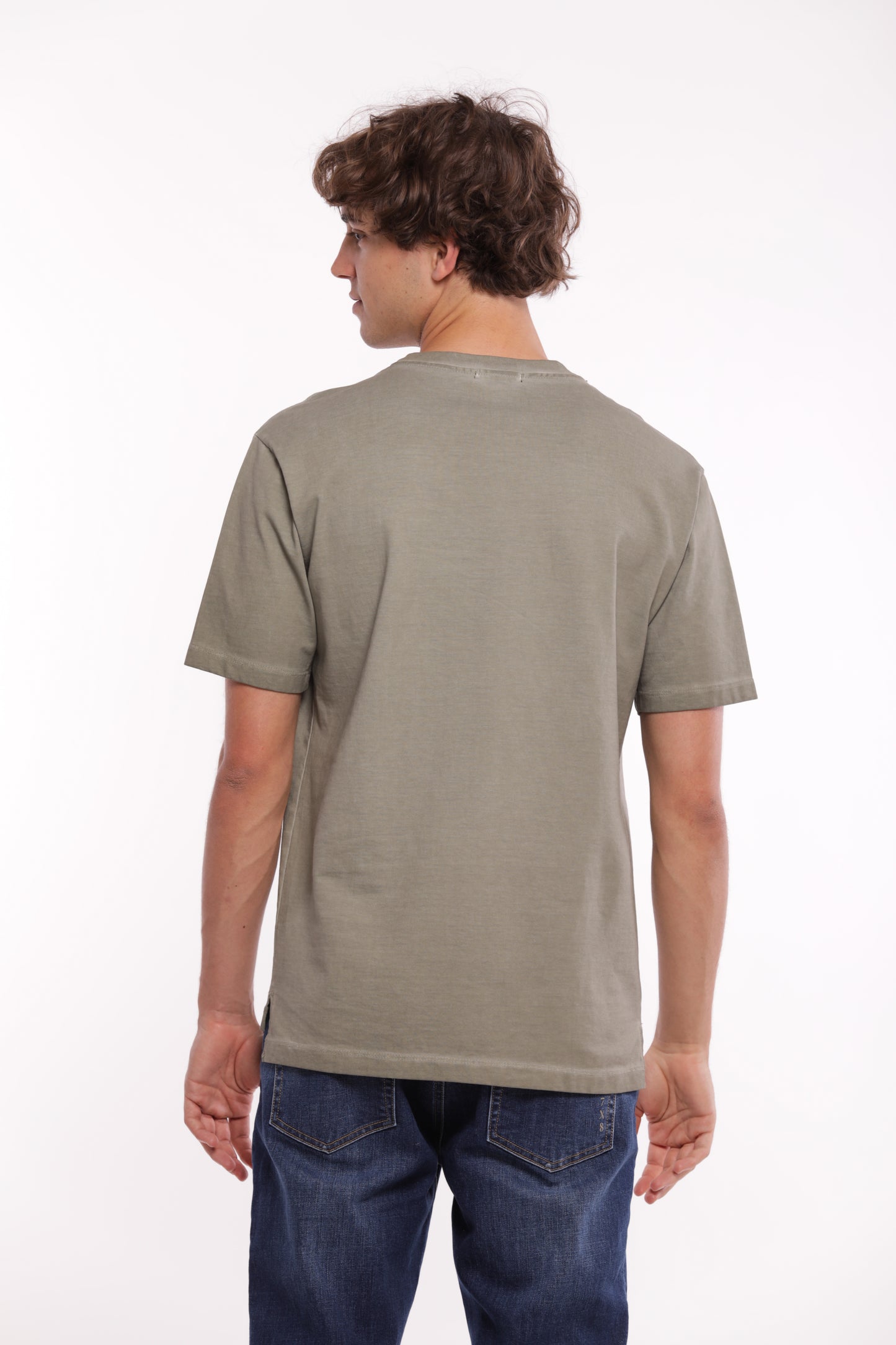 T-SHIRT GIROCOLLO CON TASCHINO