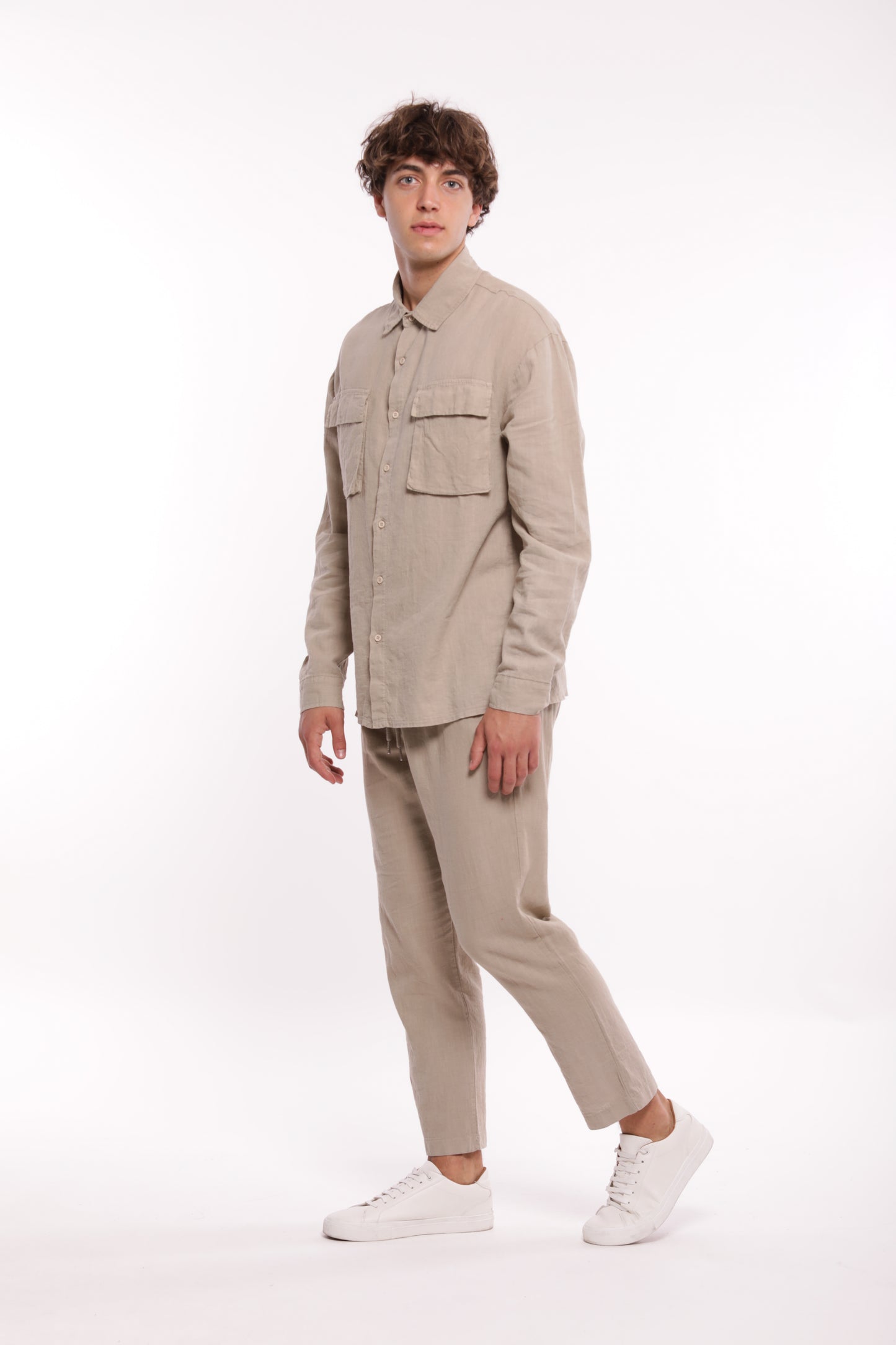 PANTALONE LUNGO DI LINO