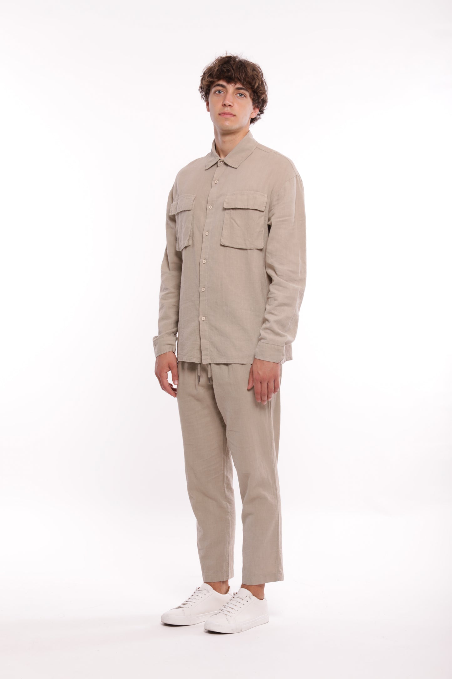 PANTALONE LUNGO DI LINO