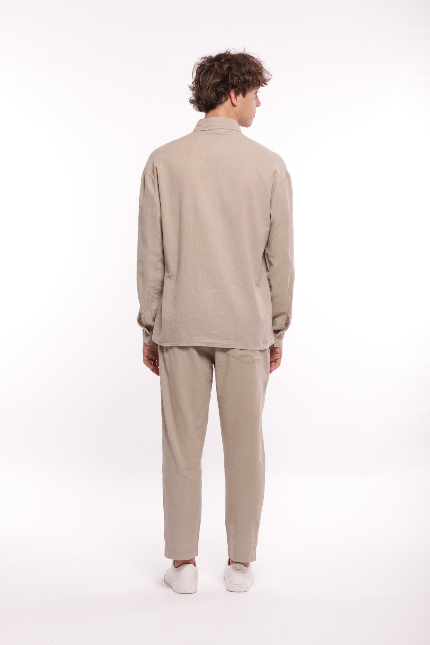 PANTALONE LUNGO DI LINO