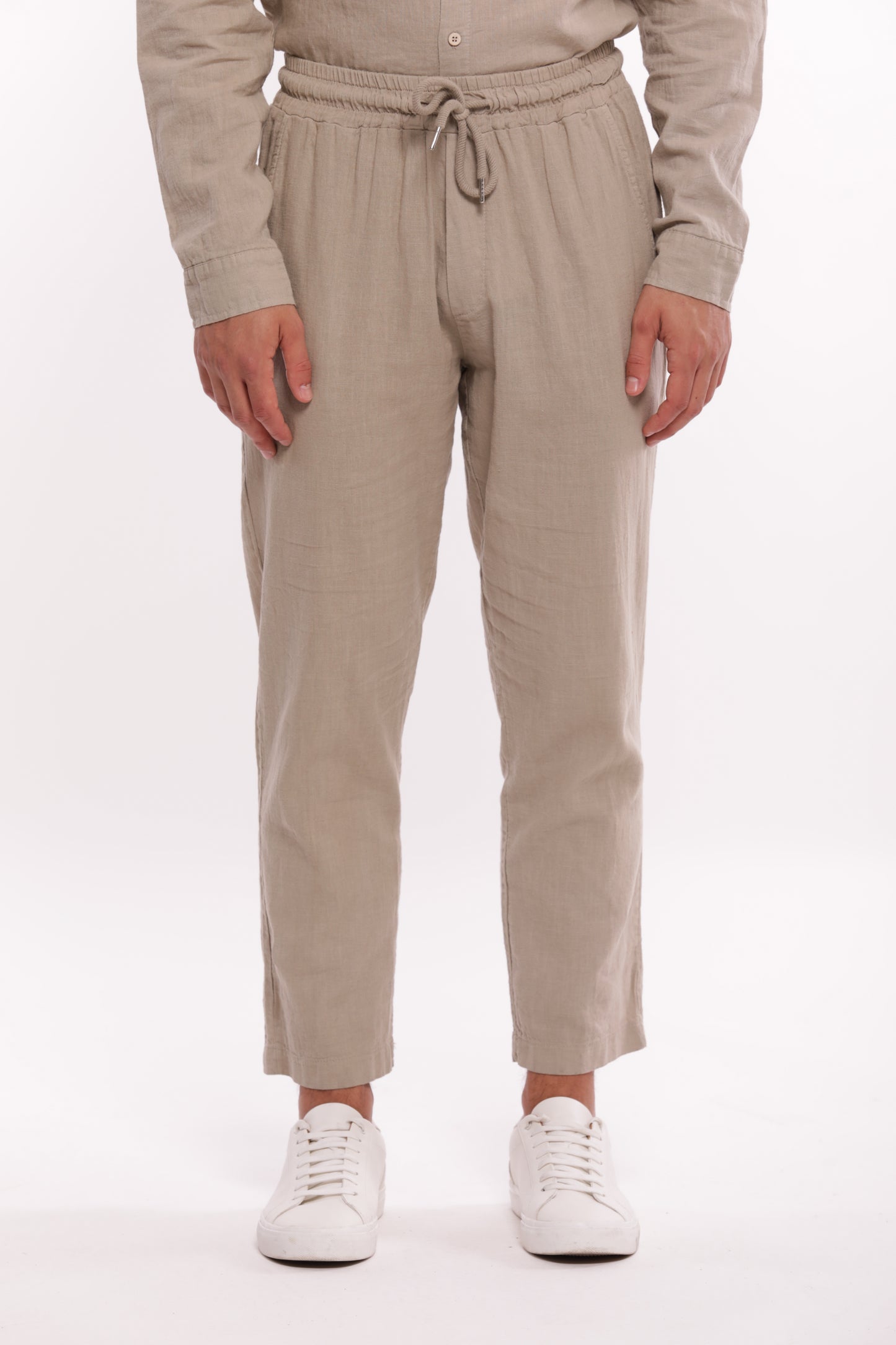 PANTALONE LUNGO DI LINO