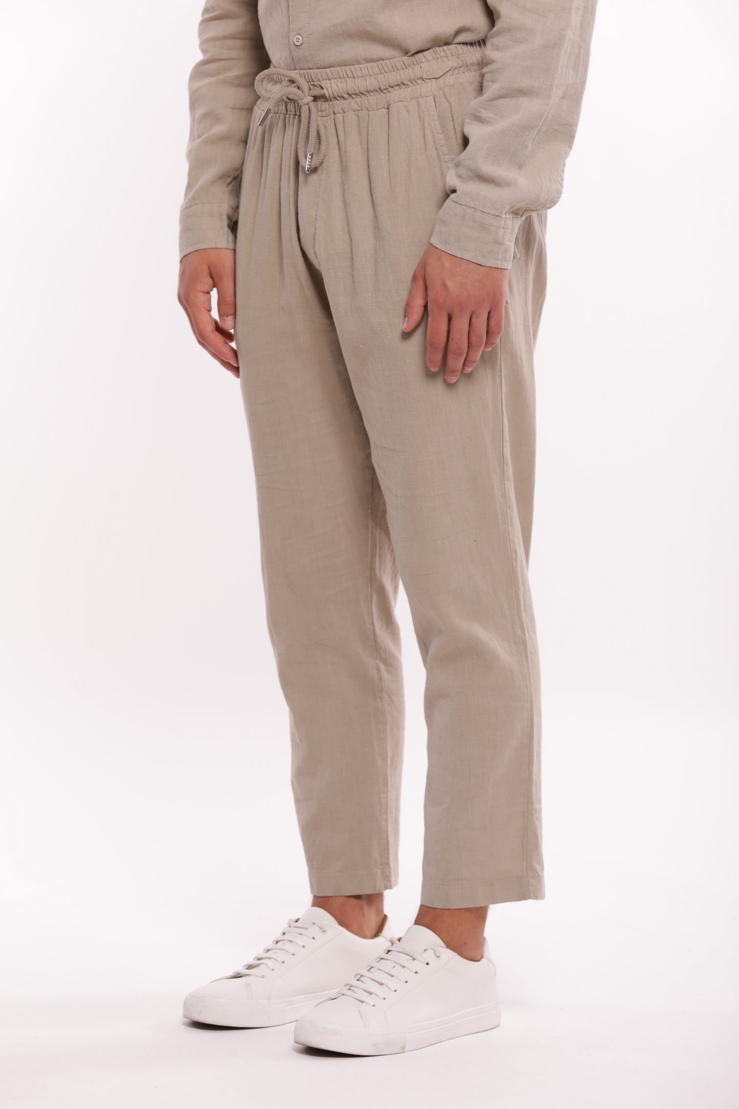 PANTALONE LUNGO DI LINO