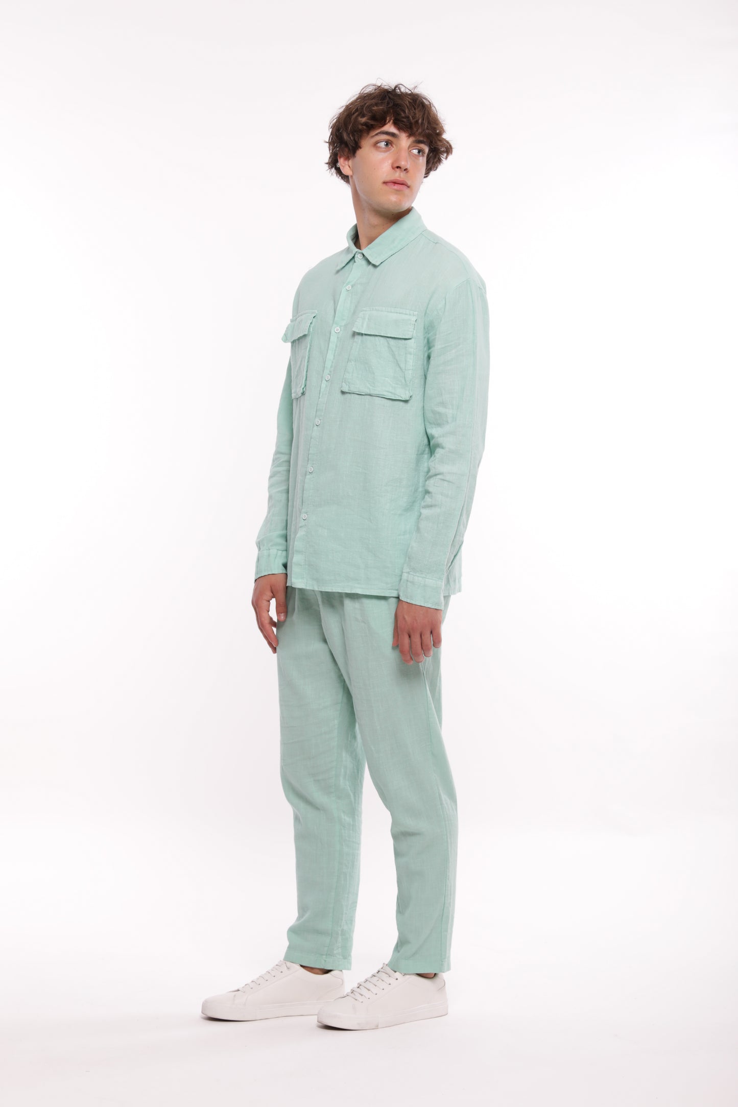 PANTALONE LUNGO DI LINO