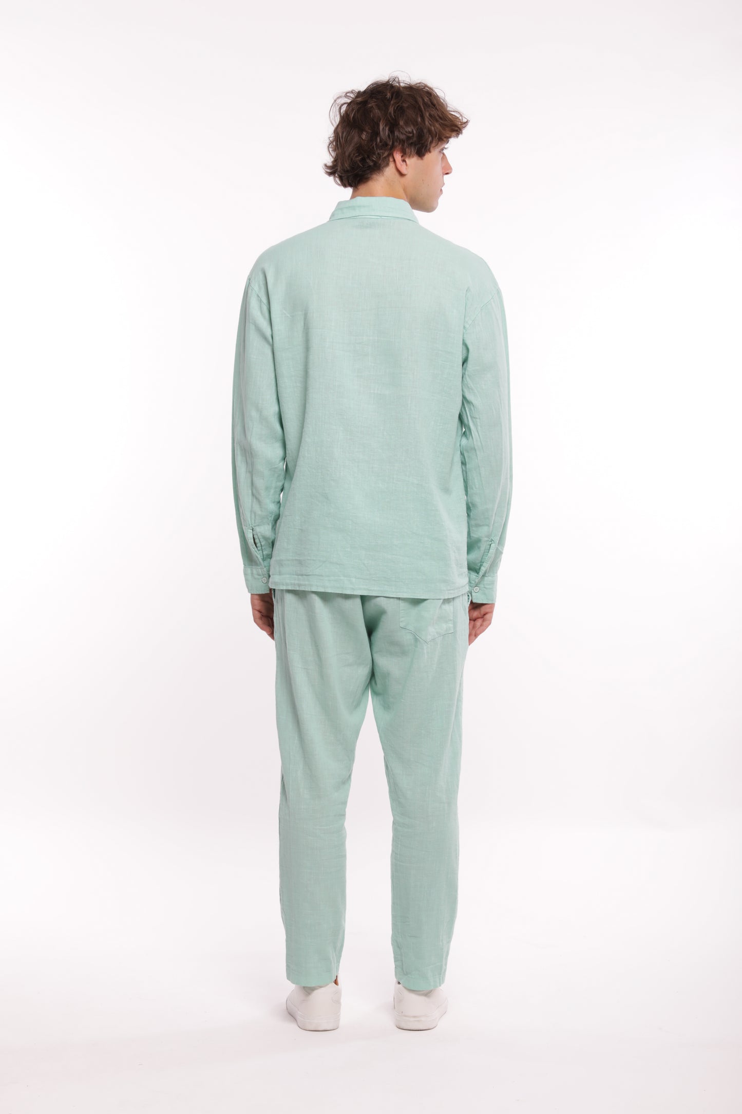 PANTALONE LUNGO DI LINO