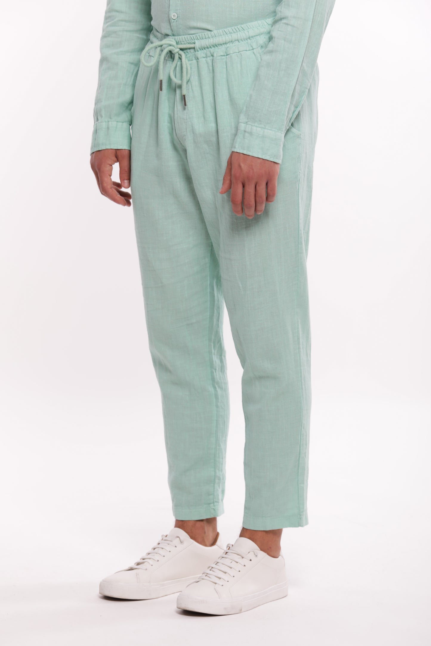 PANTALONE LUNGO DI LINO