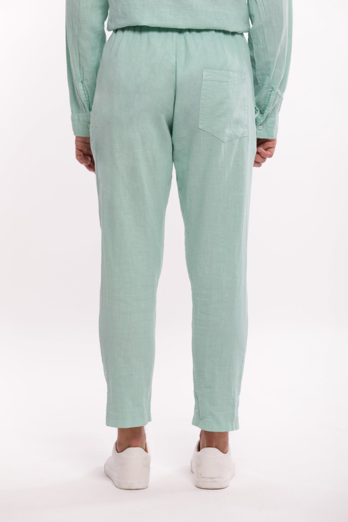 PANTALONE LUNGO DI LINO