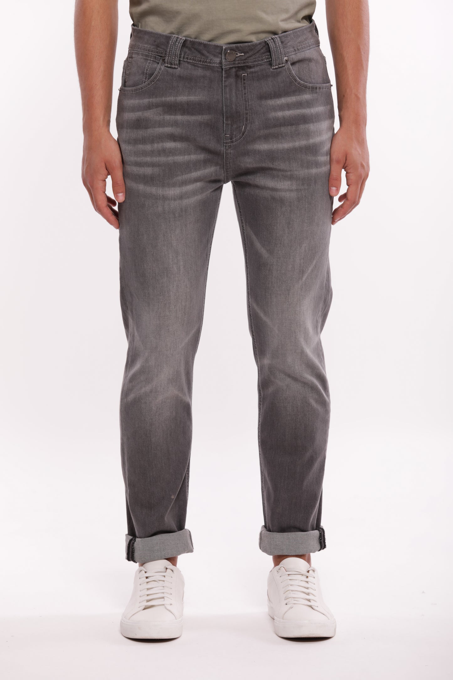 JEANS SLIM FIT GRIGIO