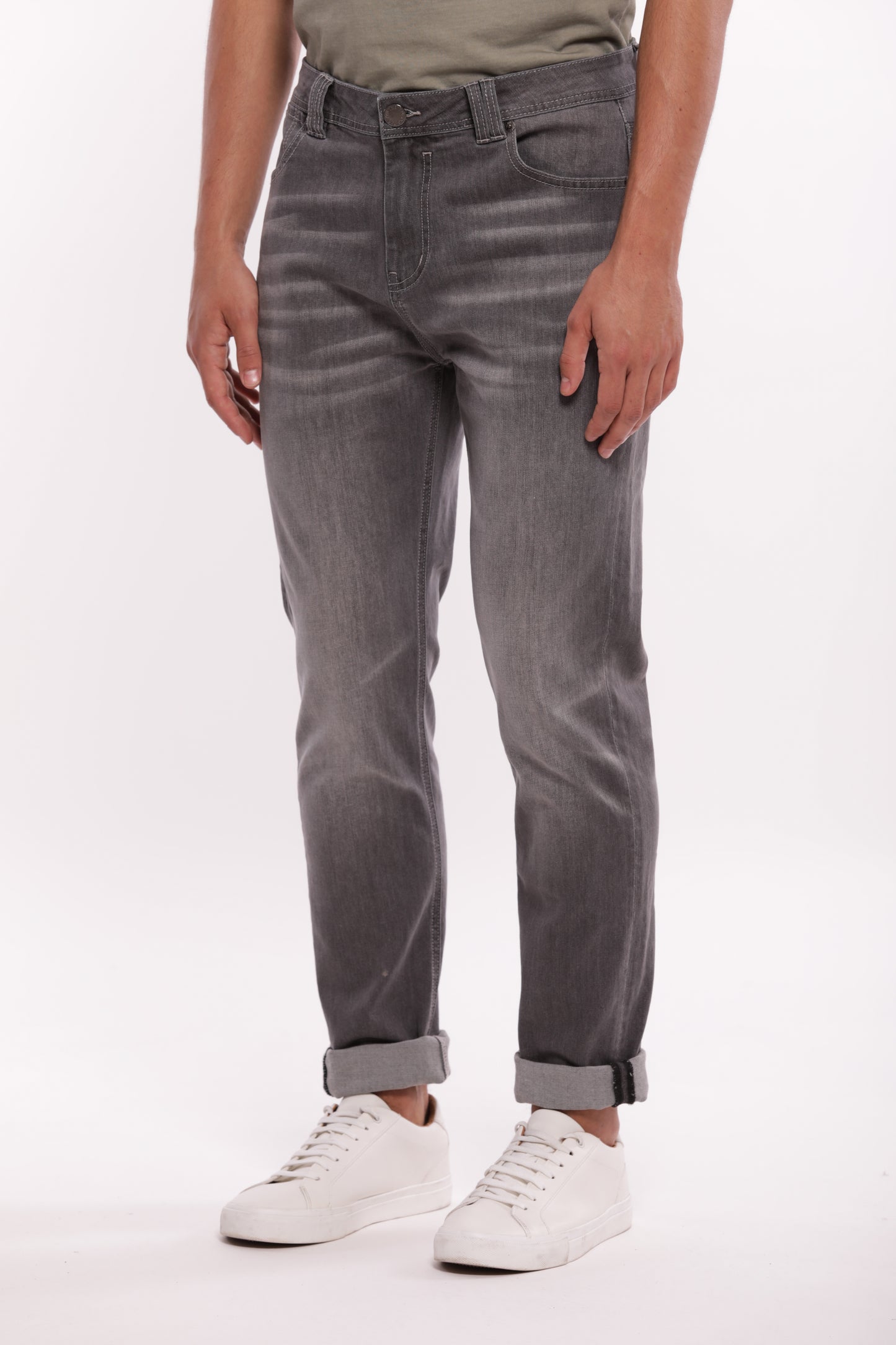 JEANS SLIM FIT GRIGIO