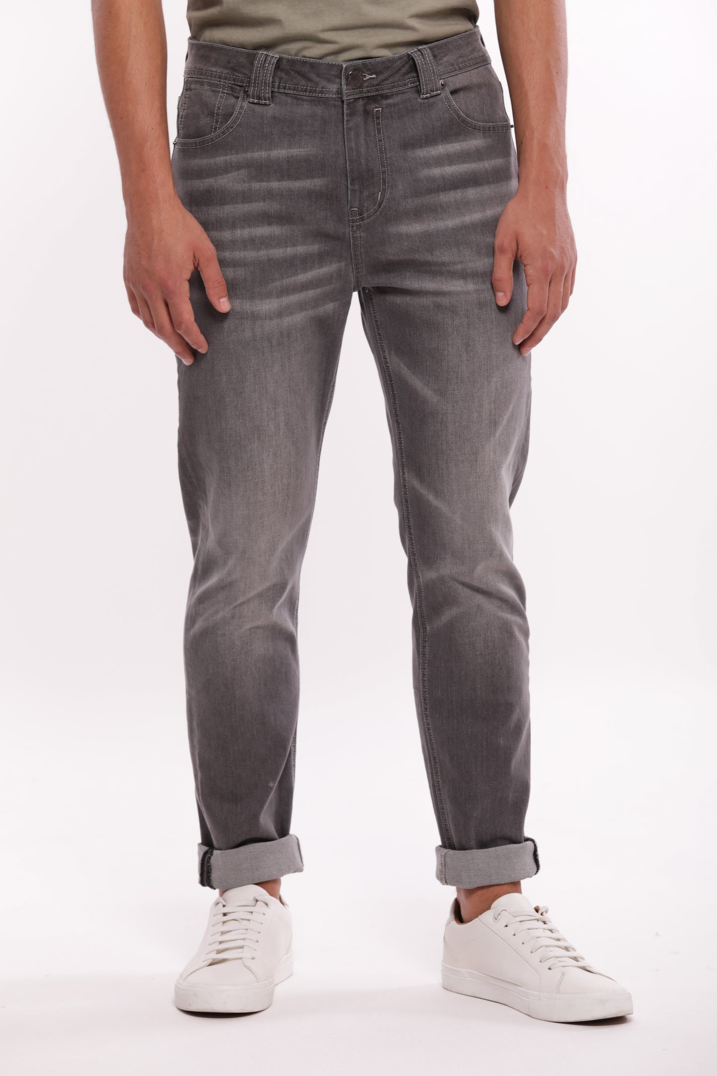 JEANS SLIM FIT GRIGIO