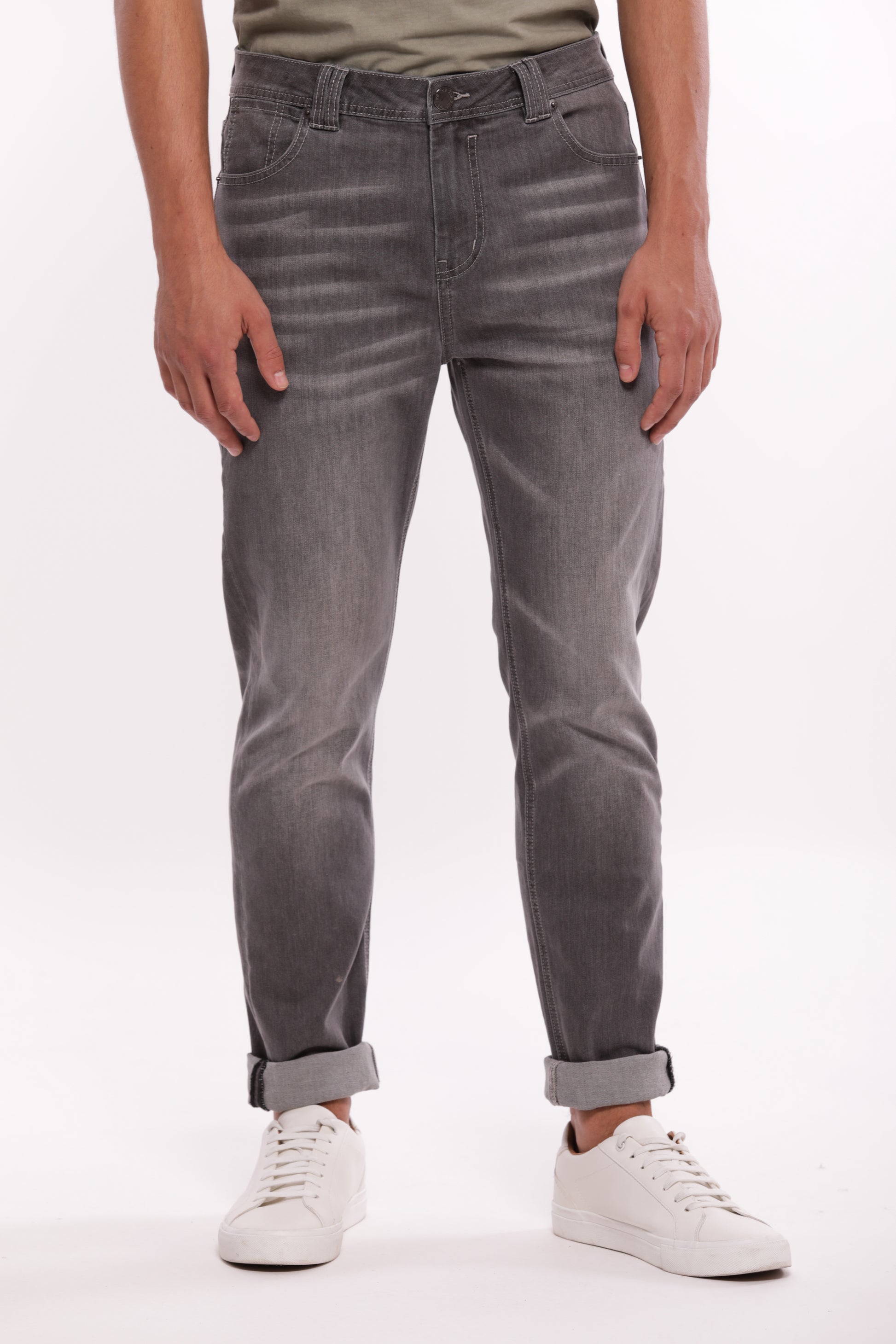 JEANS SLIM FIT GRIGIO