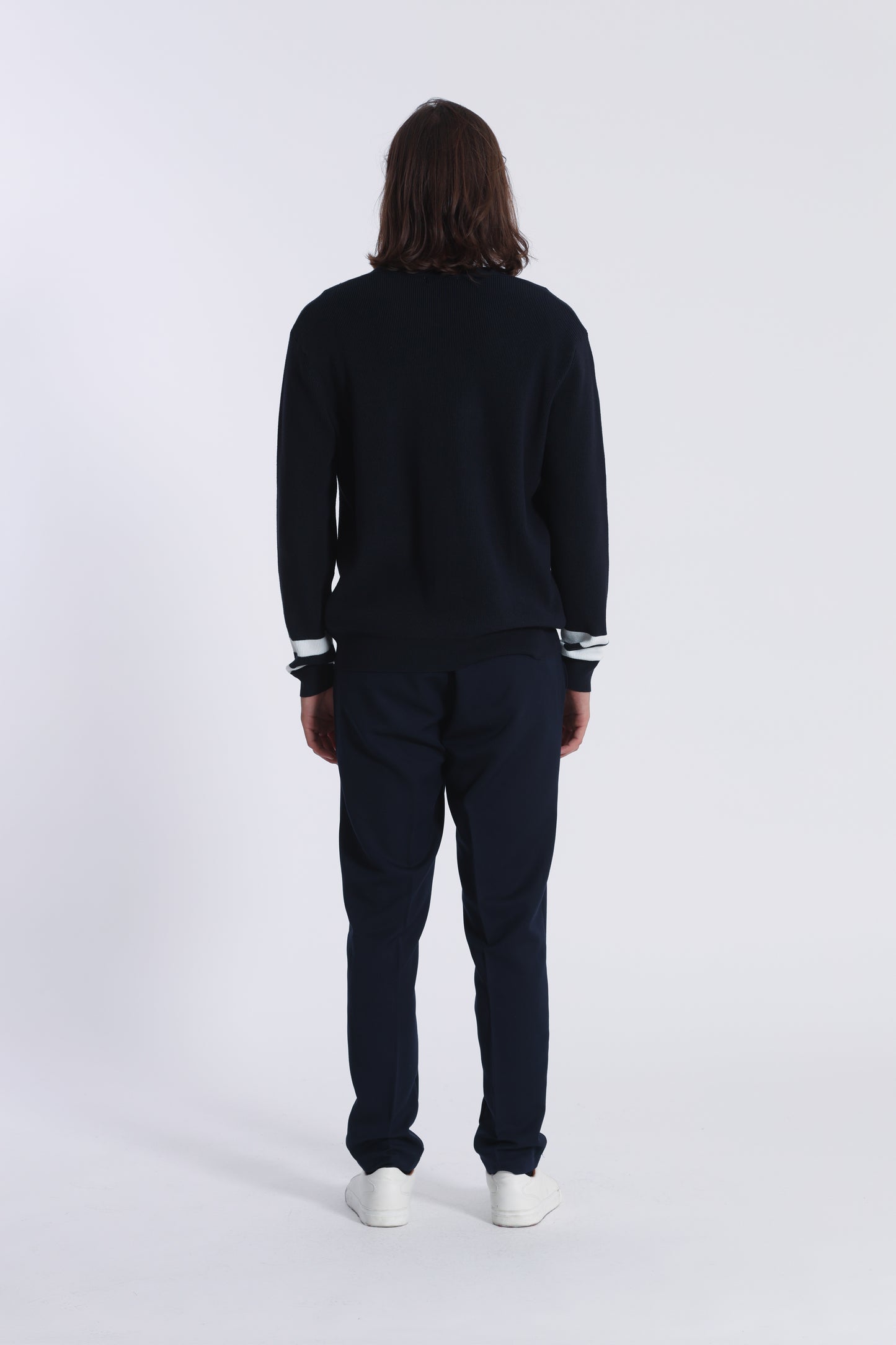 CARDIGAN IN MAGLIA BICOLOR