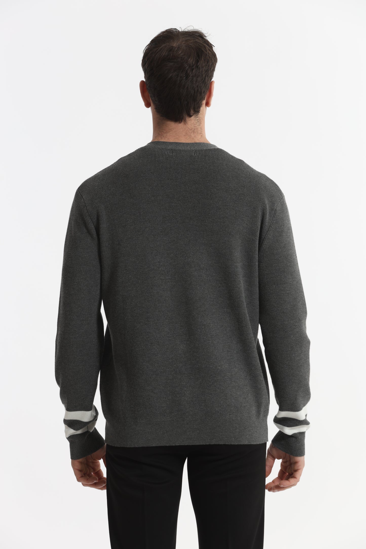 CARDIGAN IN MAGLIA BICOLOR