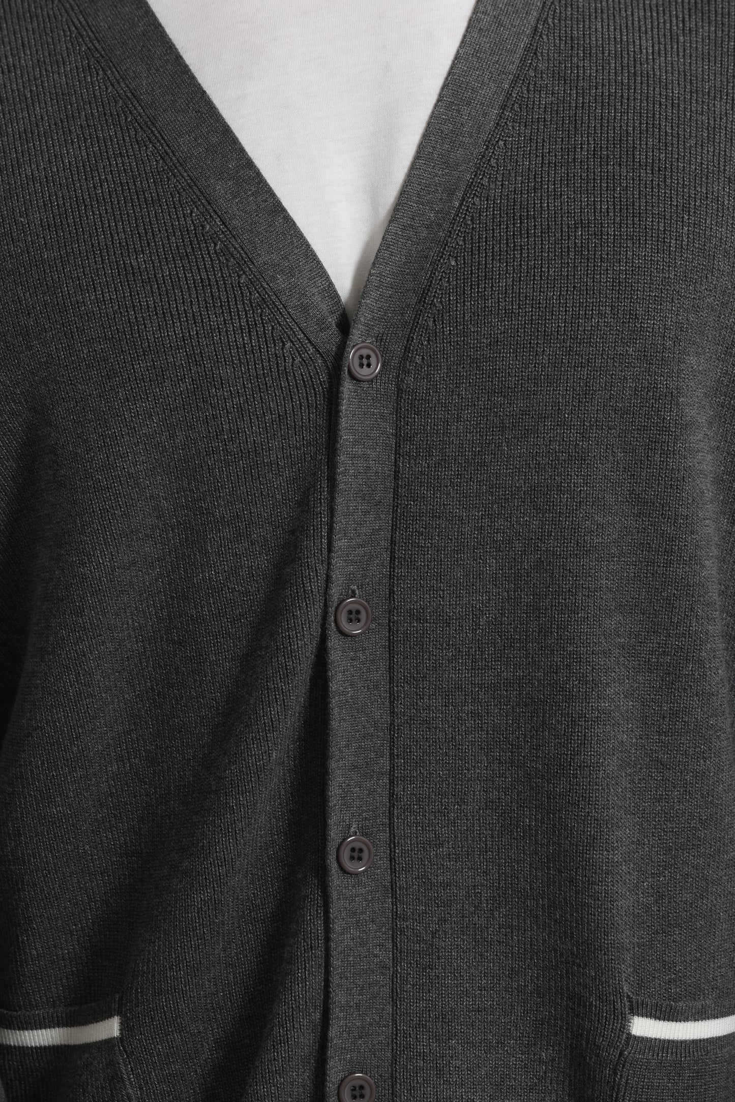 CARDIGAN IN MAGLIA BICOLOR