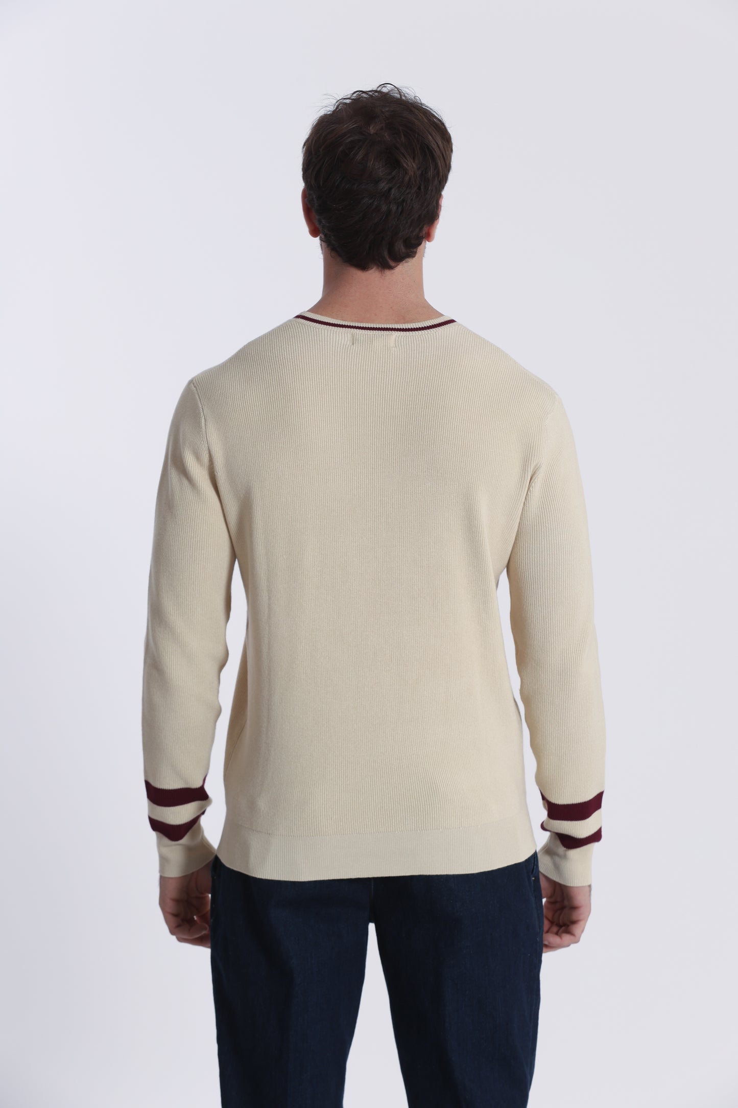 MAGLIA GIROCOLLO BICOLOR