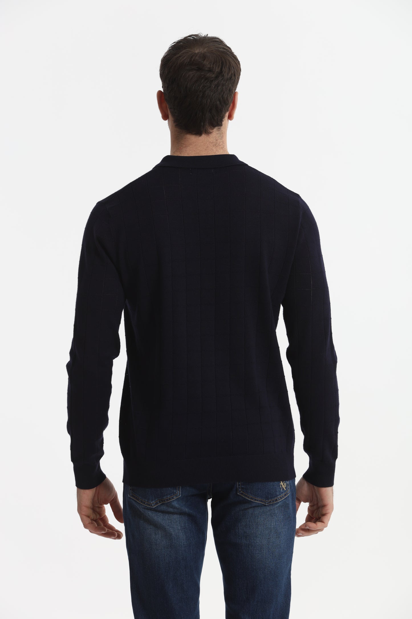 MAGLIA A POLO CON MOTIVO