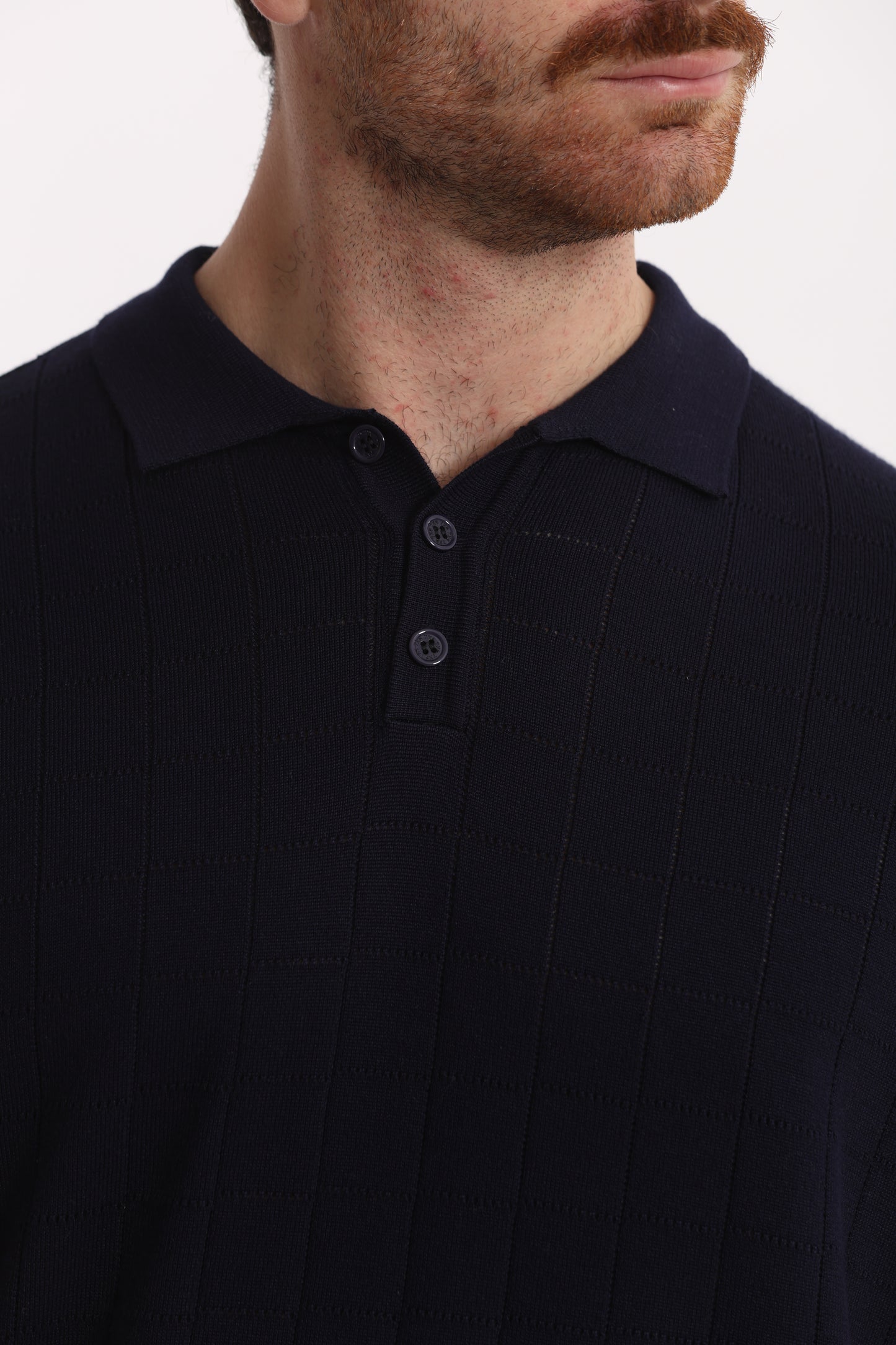 MAGLIA A POLO CON MOTIVO