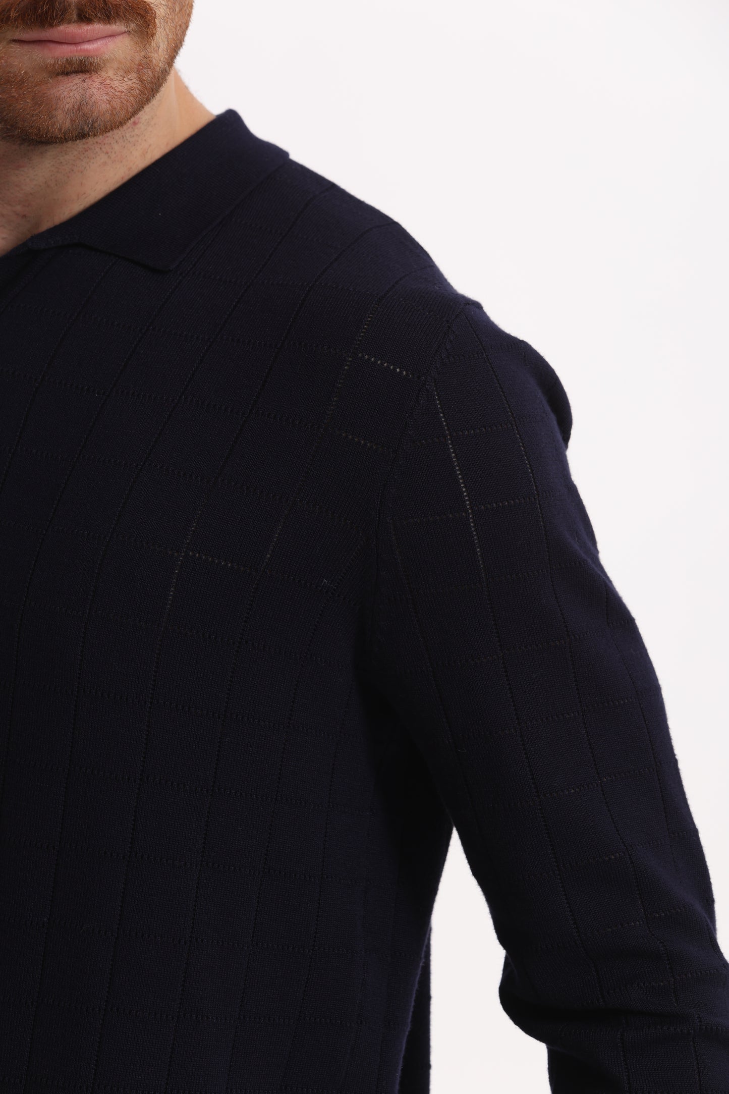 MAGLIA A POLO CON MOTIVO
