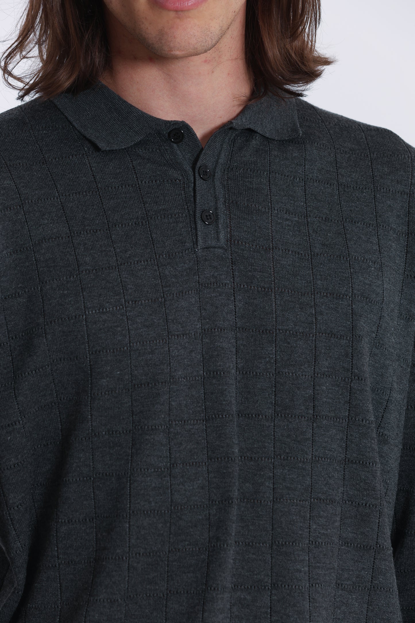 MAGLIA A POLO CON MOTIVO