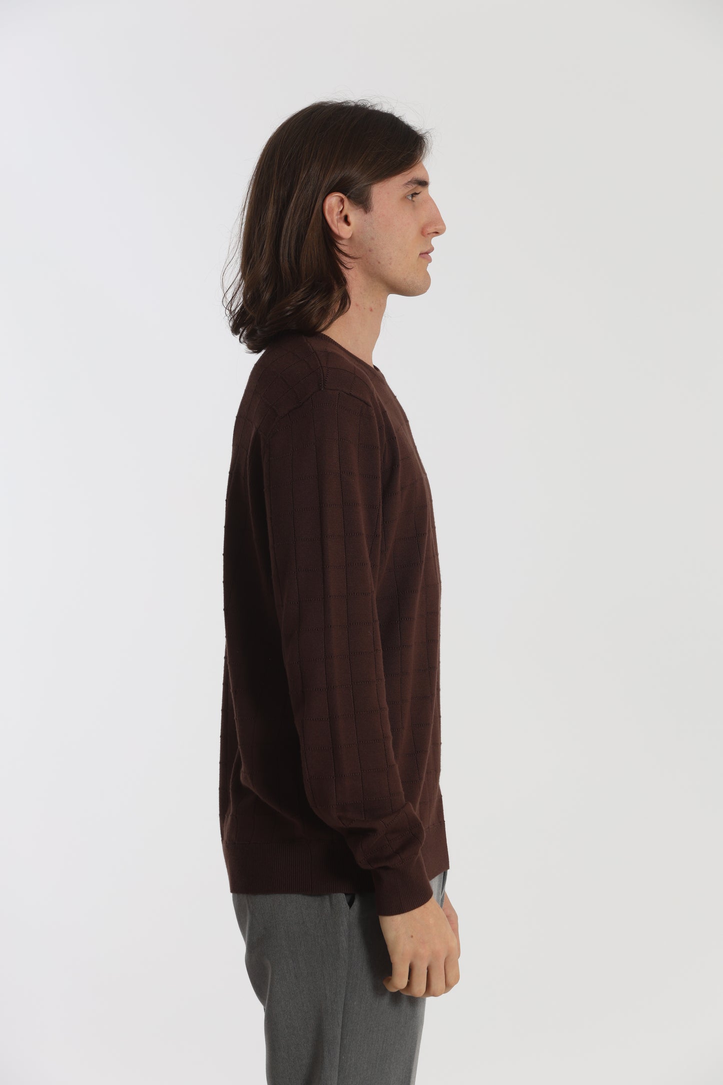 MAGLIA GIROCOLLO CON MOTIVO