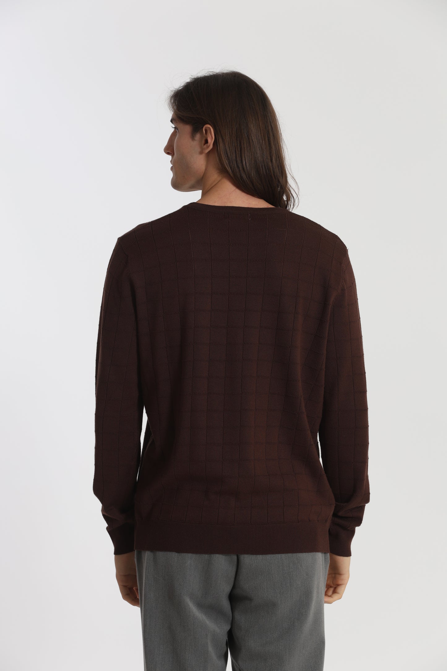 MAGLIA GIROCOLLO CON MOTIVO