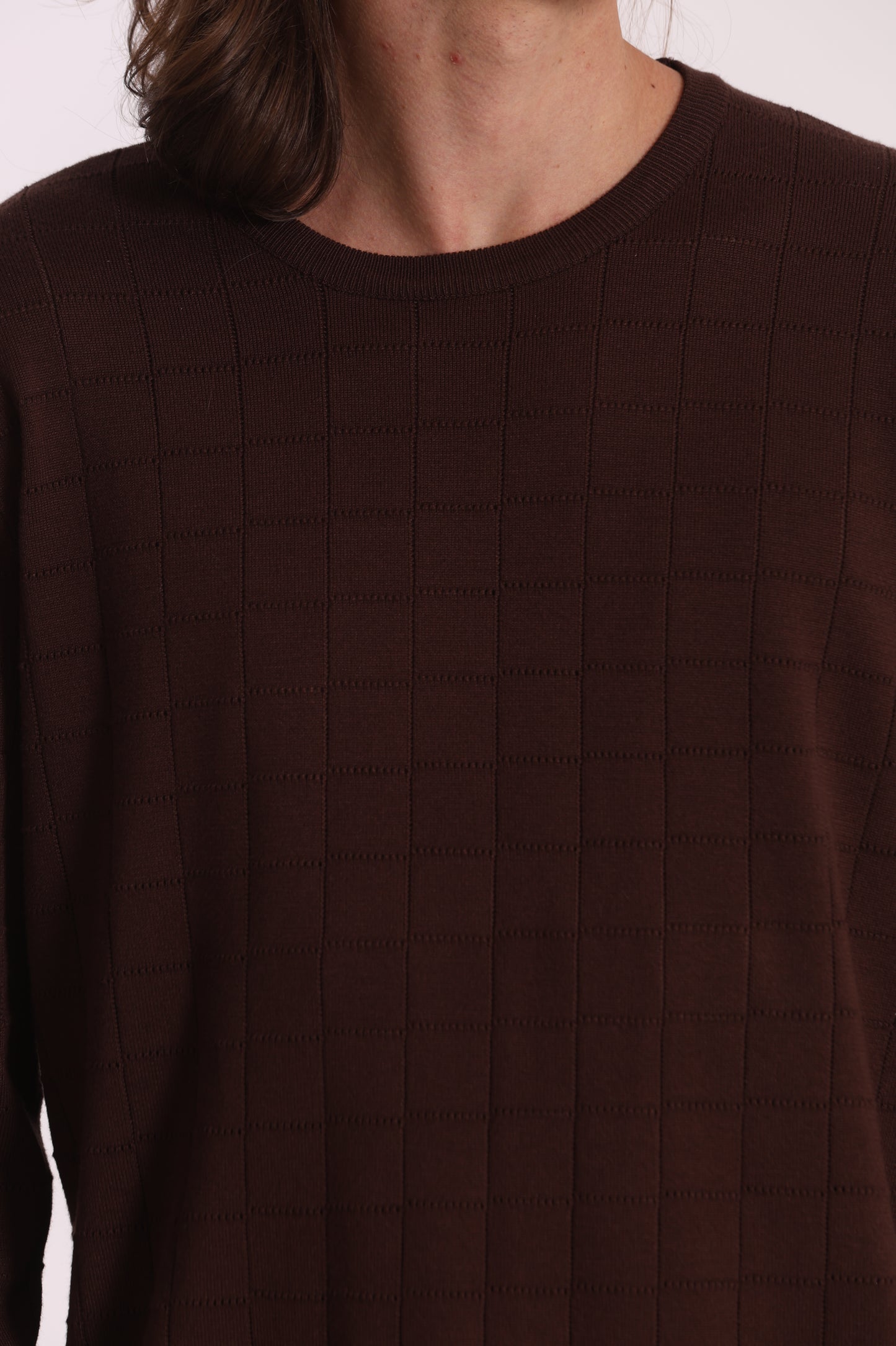 MAGLIA GIROCOLLO CON MOTIVO