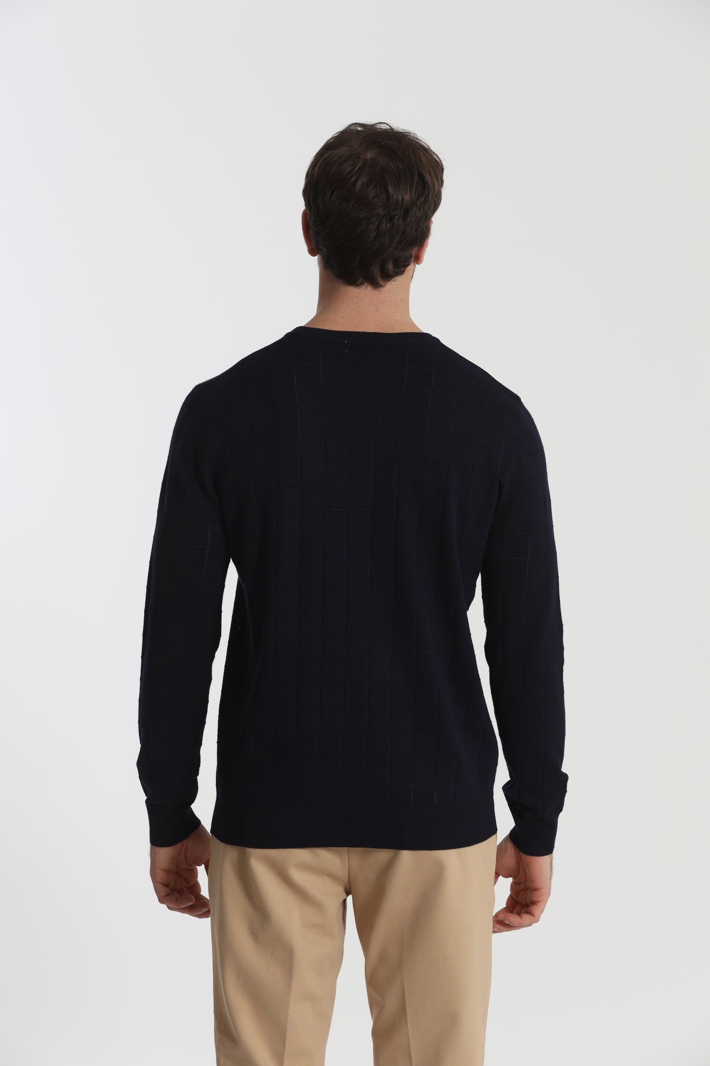 MAGLIA GIROCOLLO CON MOTIVO