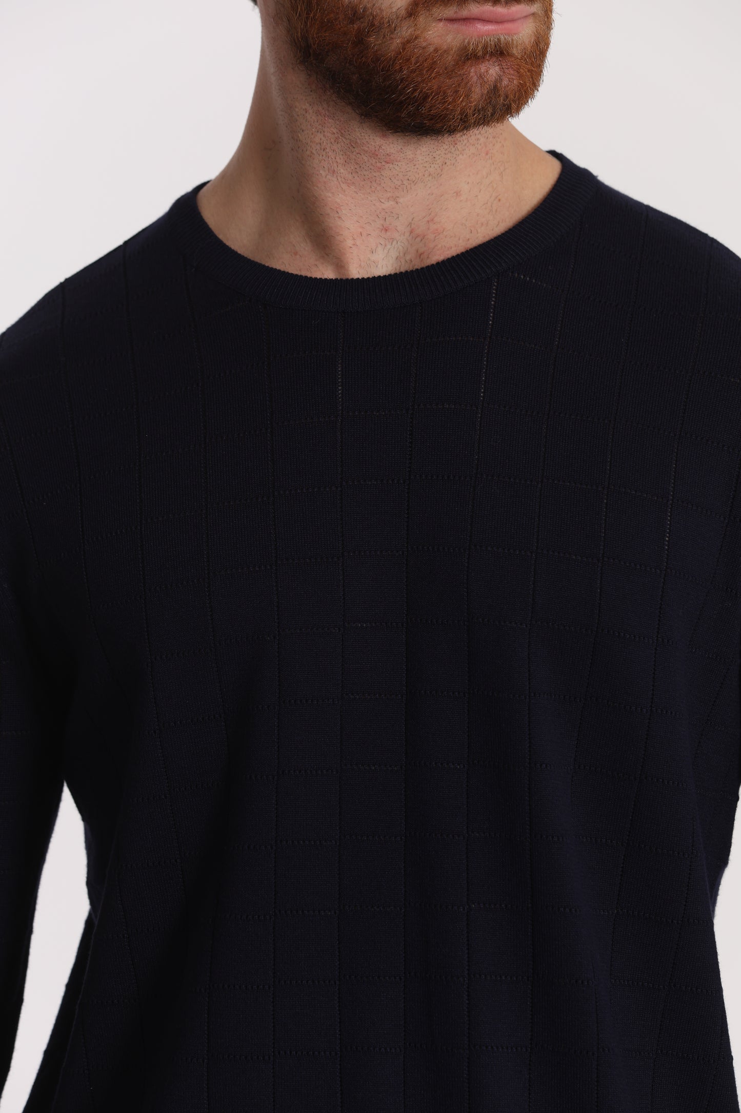 MAGLIA GIROCOLLO CON MOTIVO